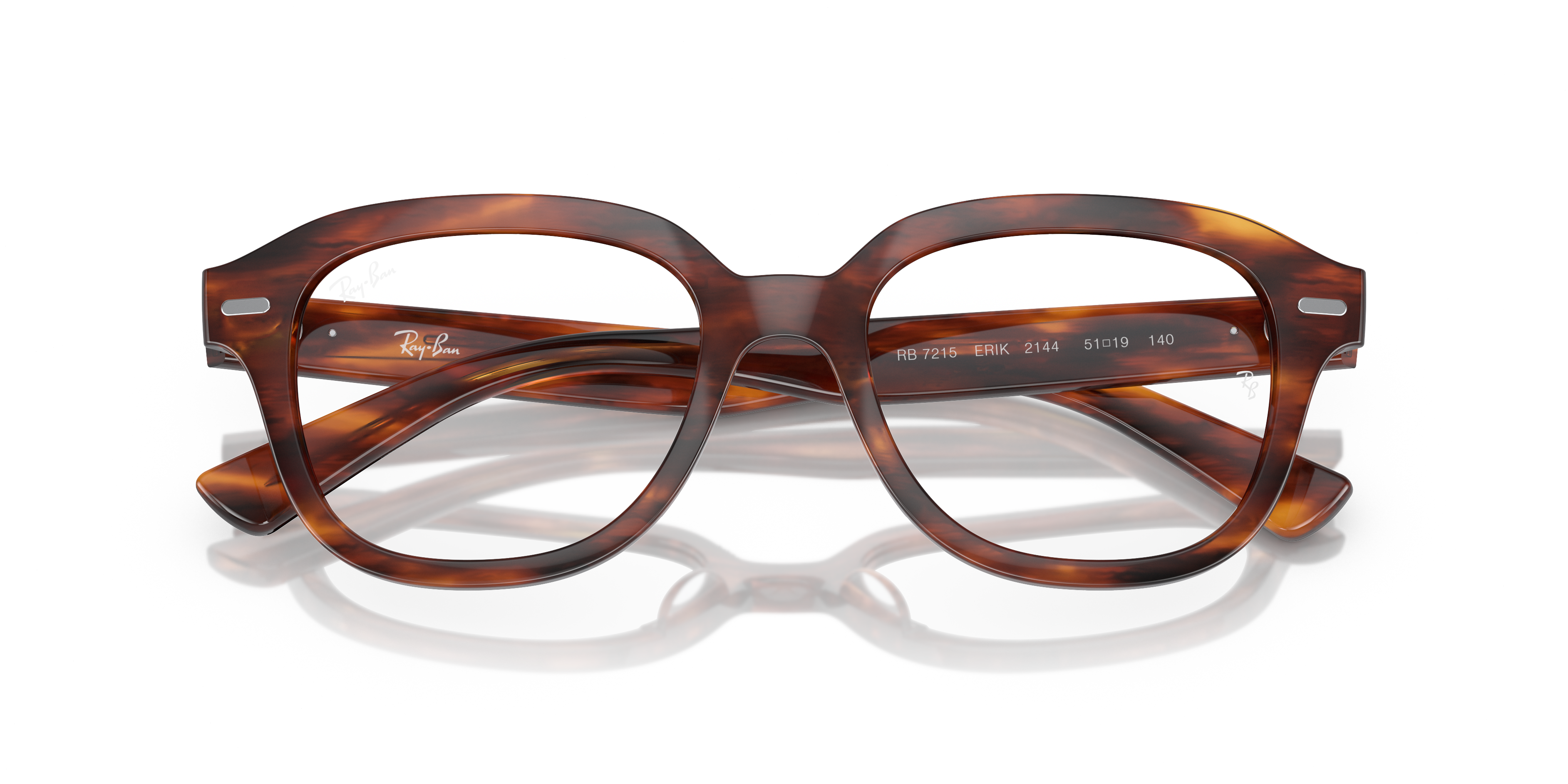 Ray Ban レイバン RB7215F エリック メガネフレーム レイバン公式ストア】 Ray-Ban® ERIK OPTICS メガネ | ブラック