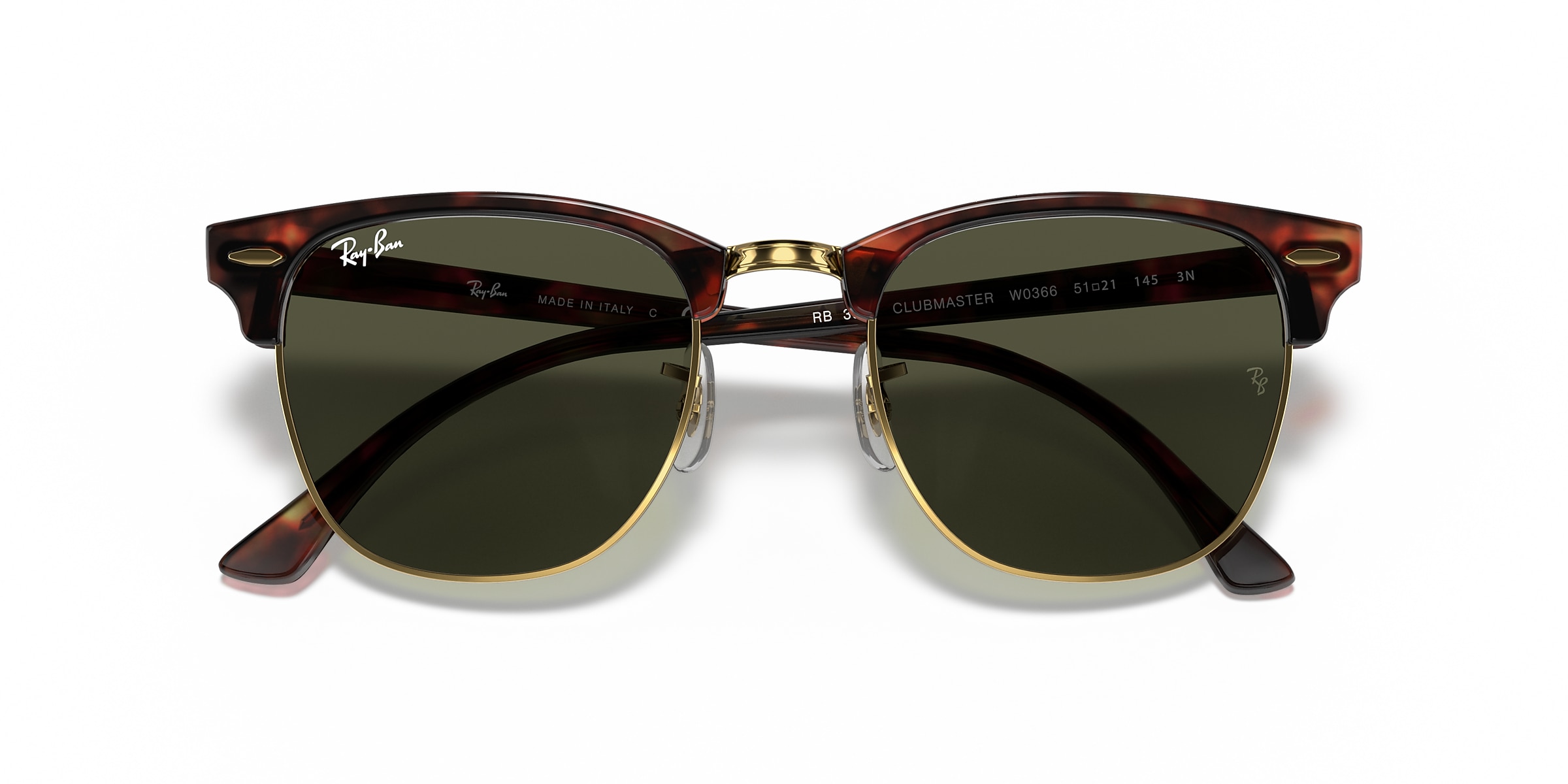 Ray-Ban Sunglasses RB3016 CLUBMASTER CLASSIC
