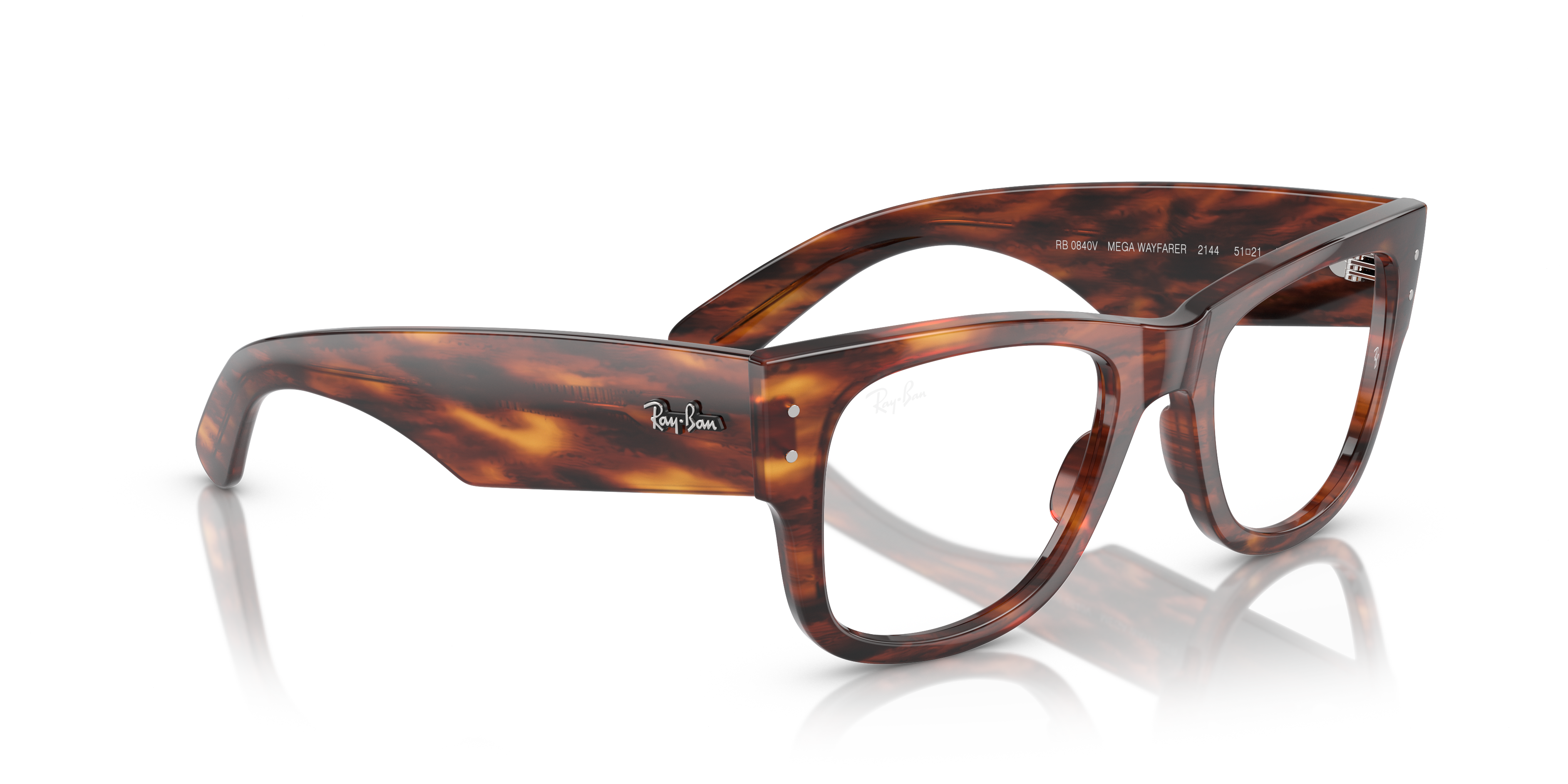 RayBan MEGA WAYFARER OPTICS RB0840V キムタク Ray-Ban RB0840V Mega Wayfarer Optics Eyeglasses | LensCrafters