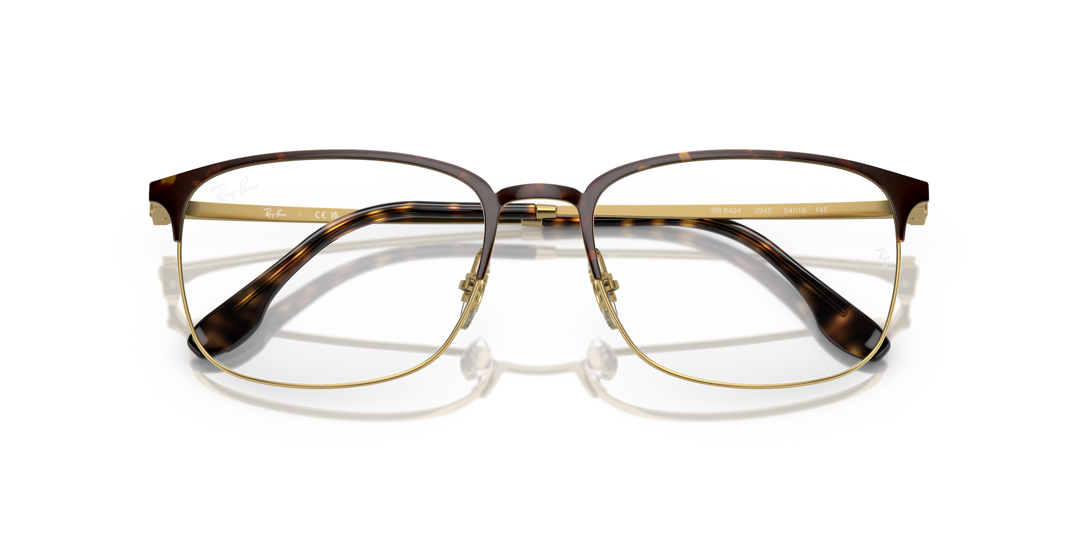 レイバン　RB6494 タレックス　モアイブラウン Ray-Ban RB6494 OPTICS Glasses | Clearly