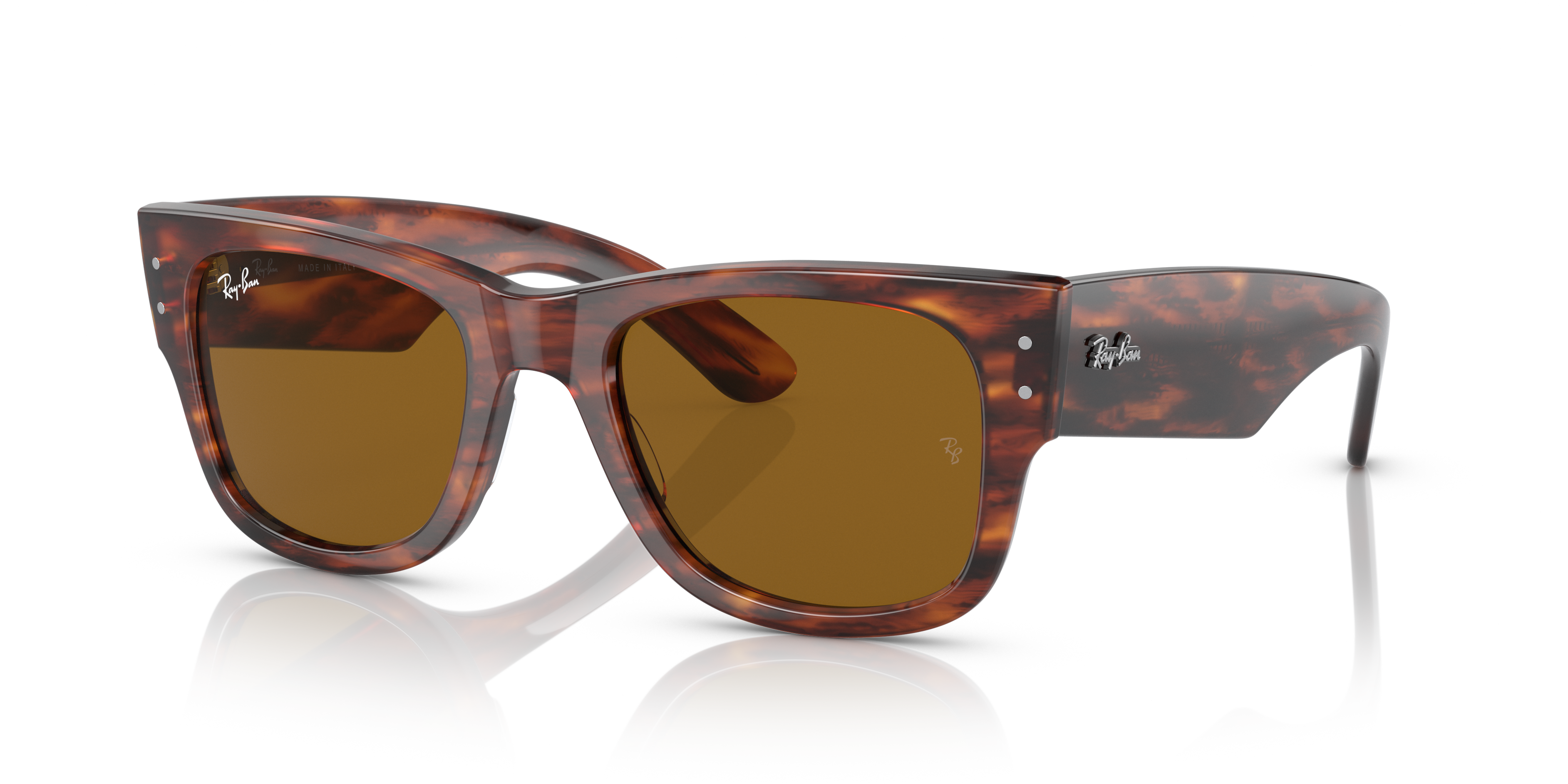 Ray-Ban RB0840S MEGA WAYFARER Sunglasses | Clearly