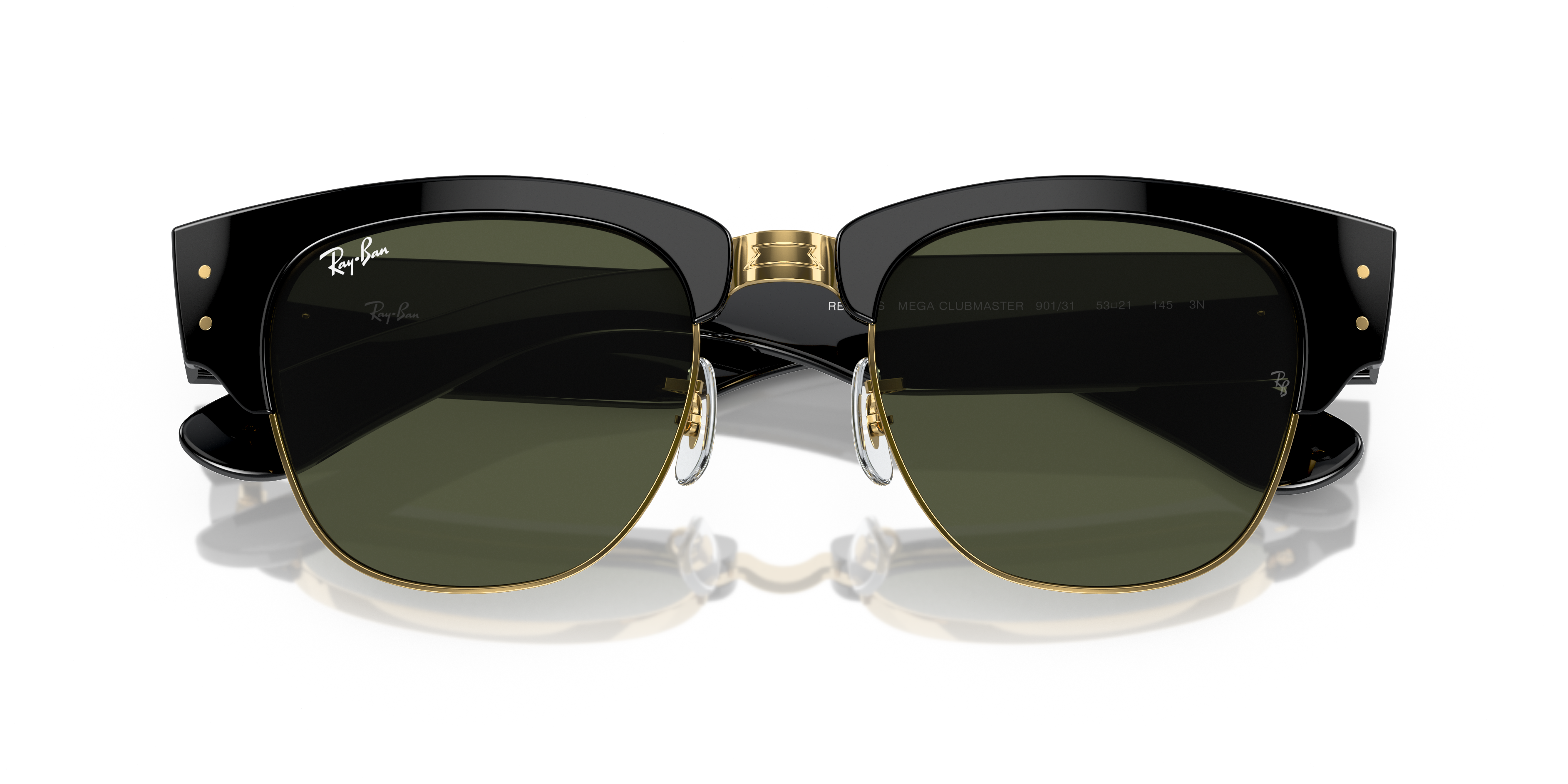 Ray-Ban RB0316S MEGA CLUB MASTER サングラス Ray-Ban RB0316S MEGA CLUBMASTER Sunglasses | Clearly
