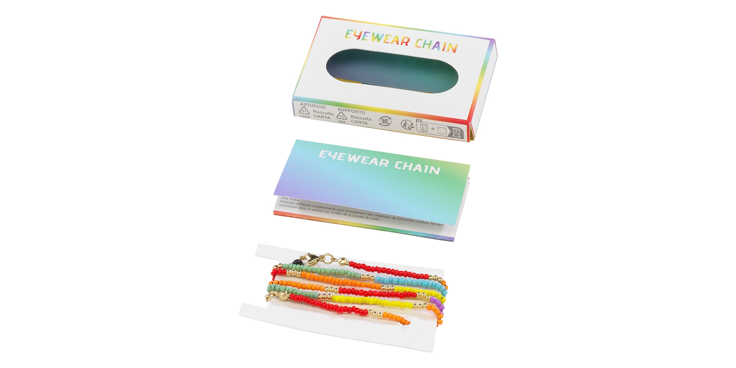 Generics Accessories RAINBOW GLASSES CHAIN