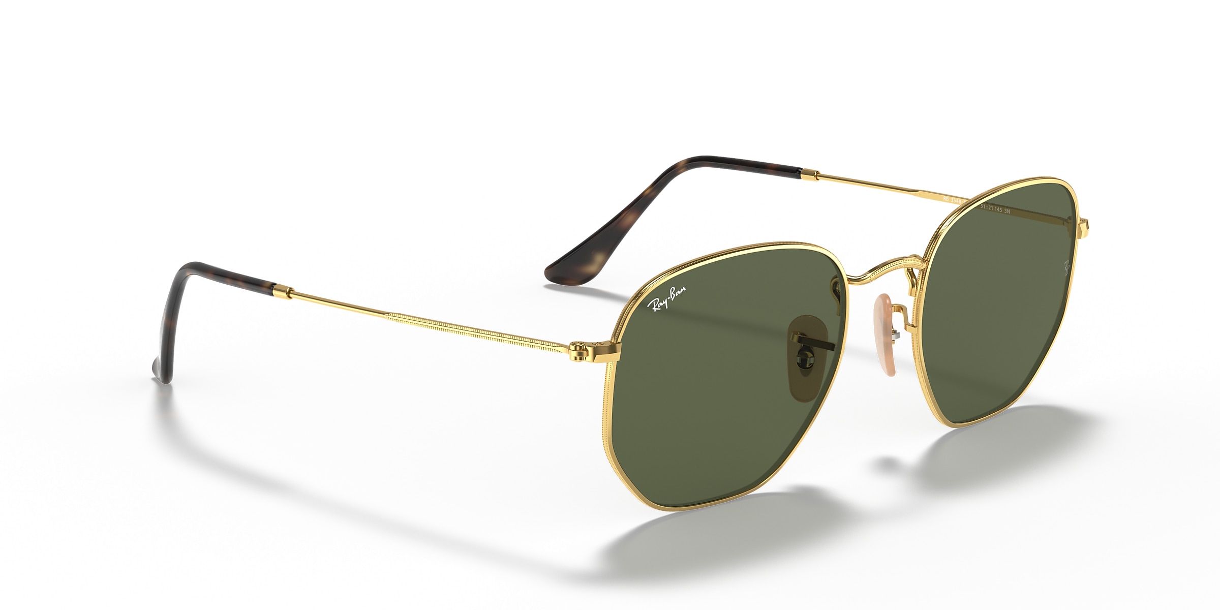 Ray-Ban Sunglasses RB3548N HEXAGONAL FLAT LENSES