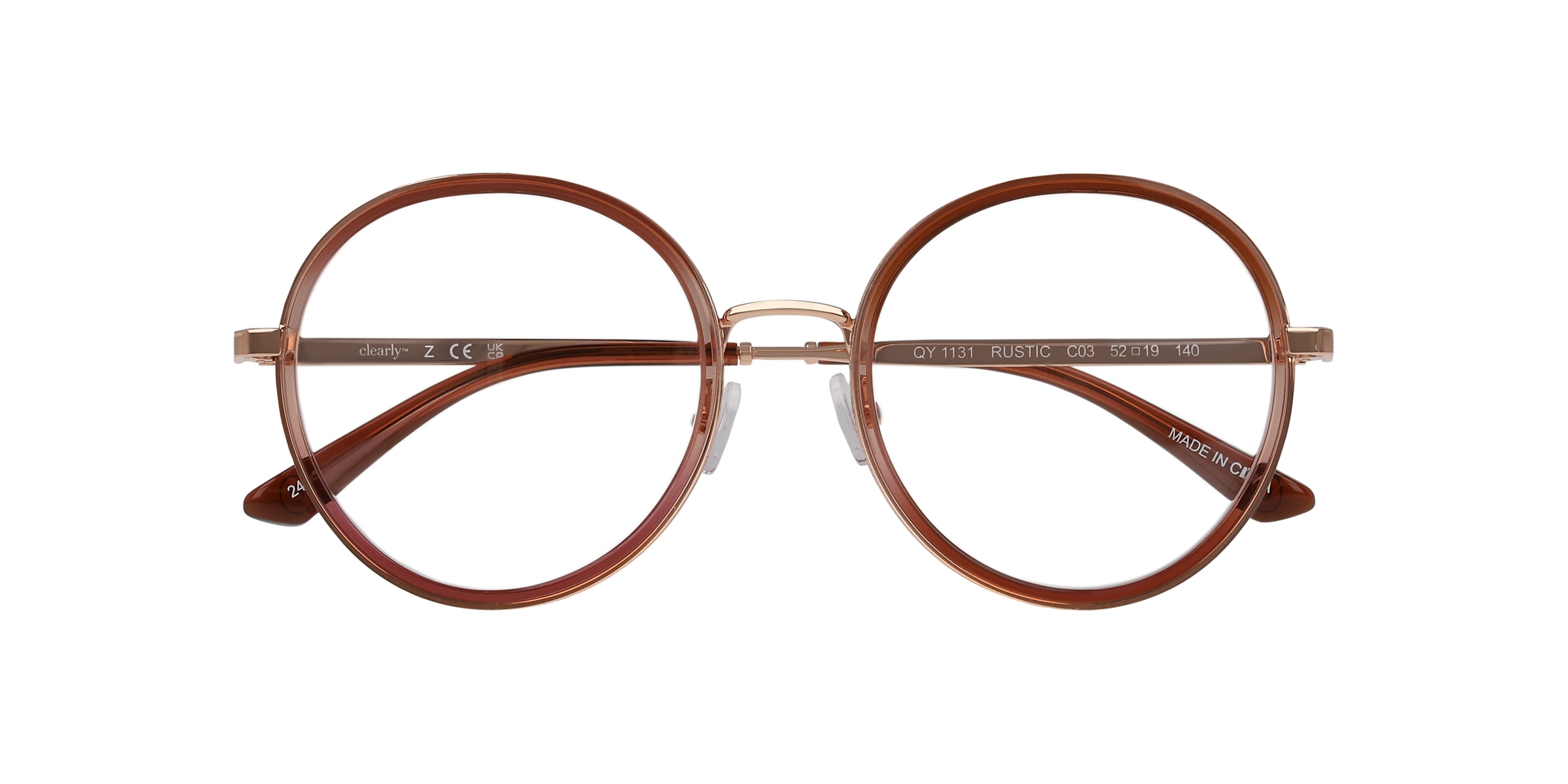 Clearly Glasses RUSTIC