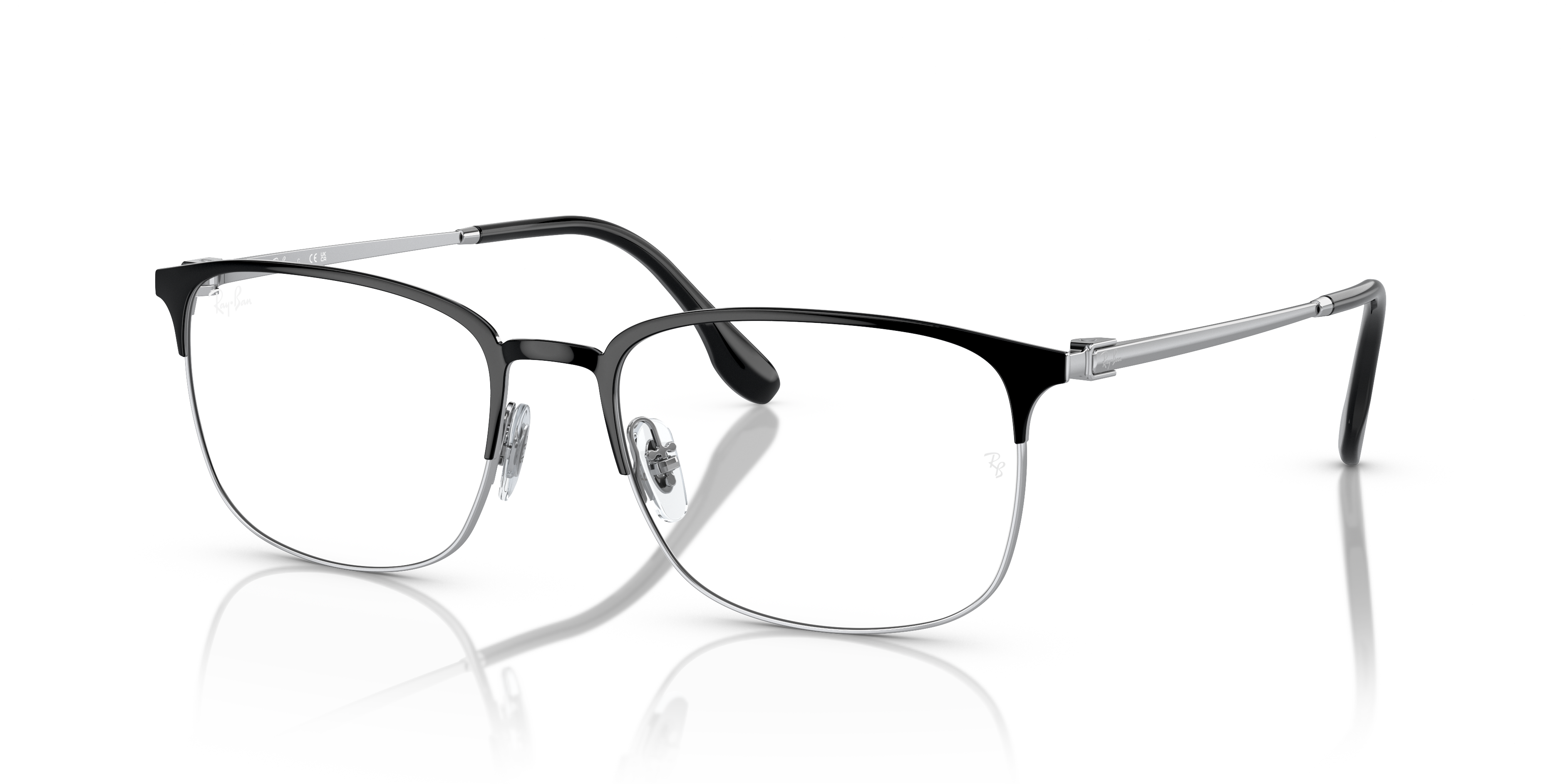 美品✨レイバン RB6494 オプティクス ポリッシュシルバー 眼鏡 サングラス Ray-Ban RB6494 OPTICS Glasses | Clearly