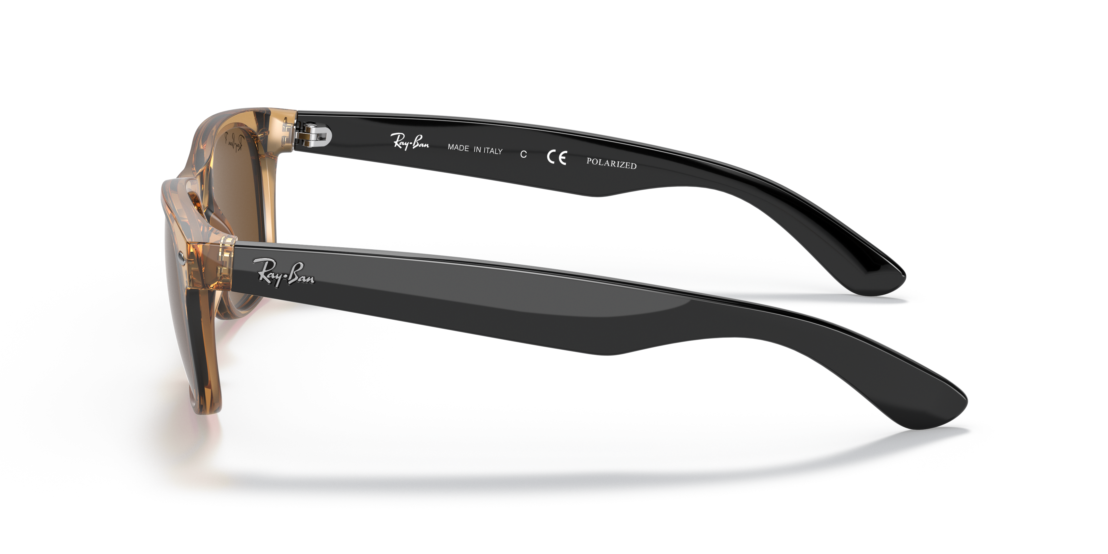 Ray-Ban RB2132 NEW WAYFARER BICOLOR Sunglasses | Clearly