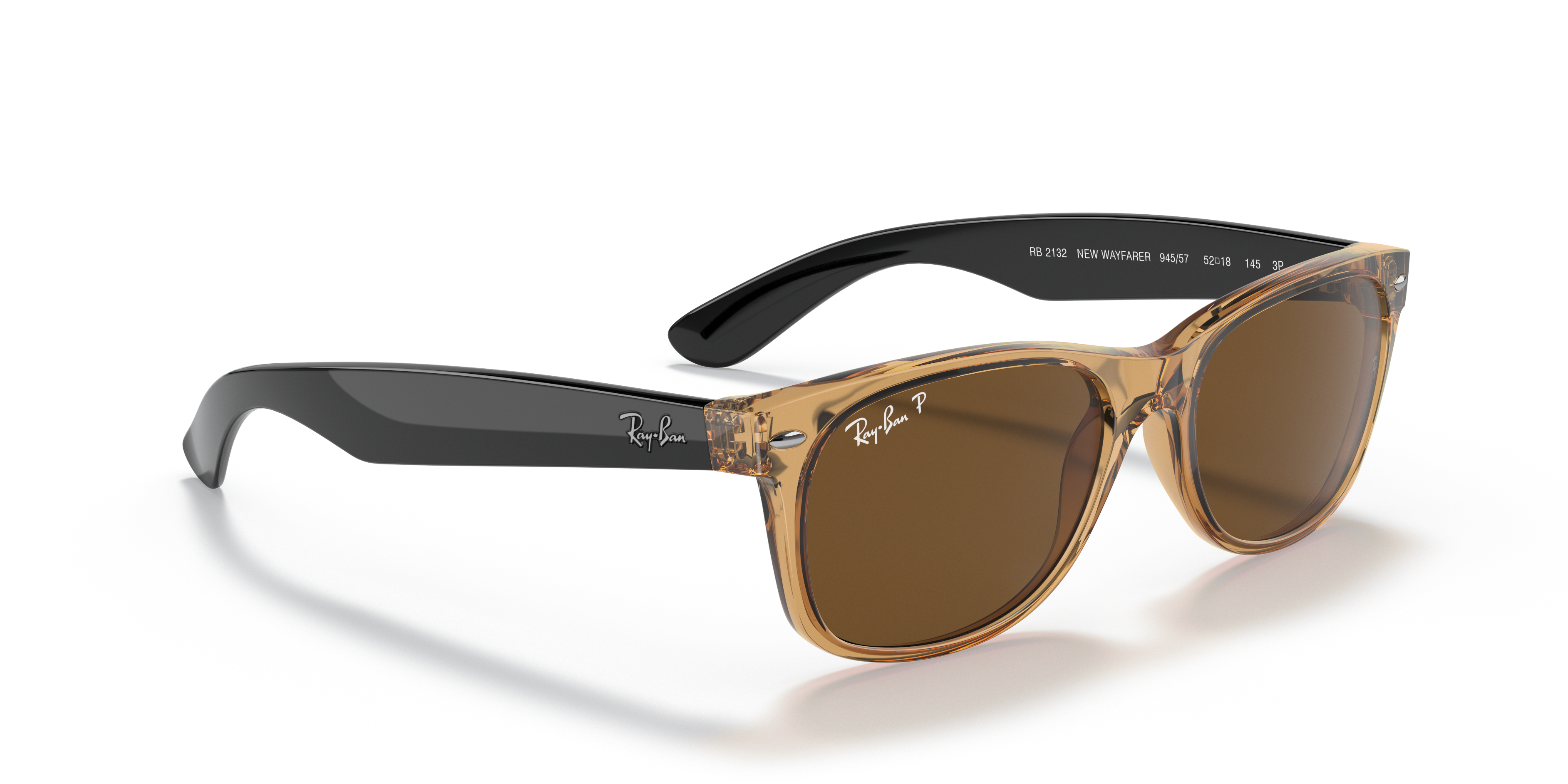 Ray-Ban RB2132 NEW WAYFARER BICOLOR Sunglasses | Clearly
