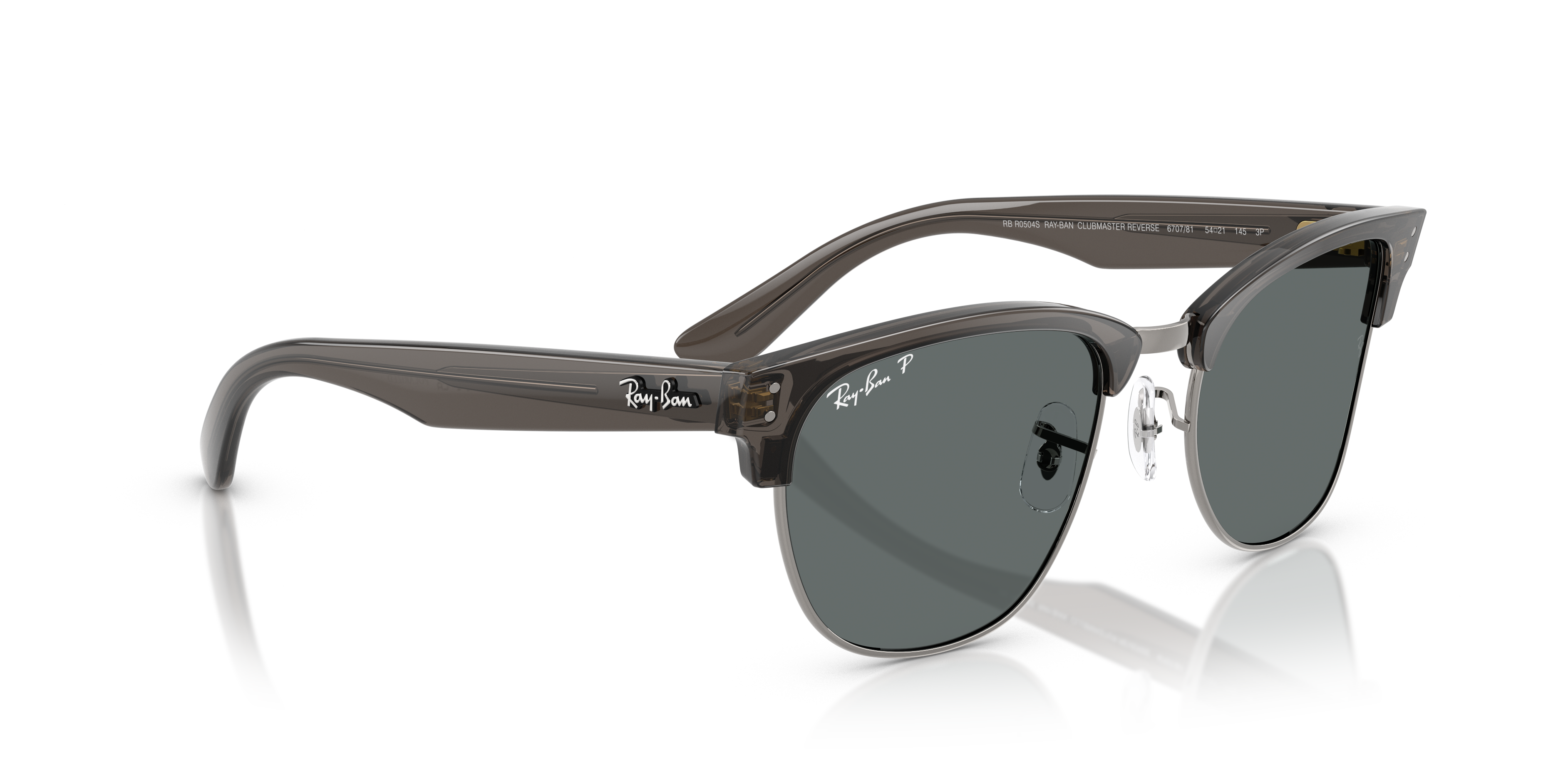 Ray-Ban CLUBMASTER reverse サングラスRBR0504S Ray-Ban RBR0504S CLUBMASTER REVERSE Sunglasses | Clearly