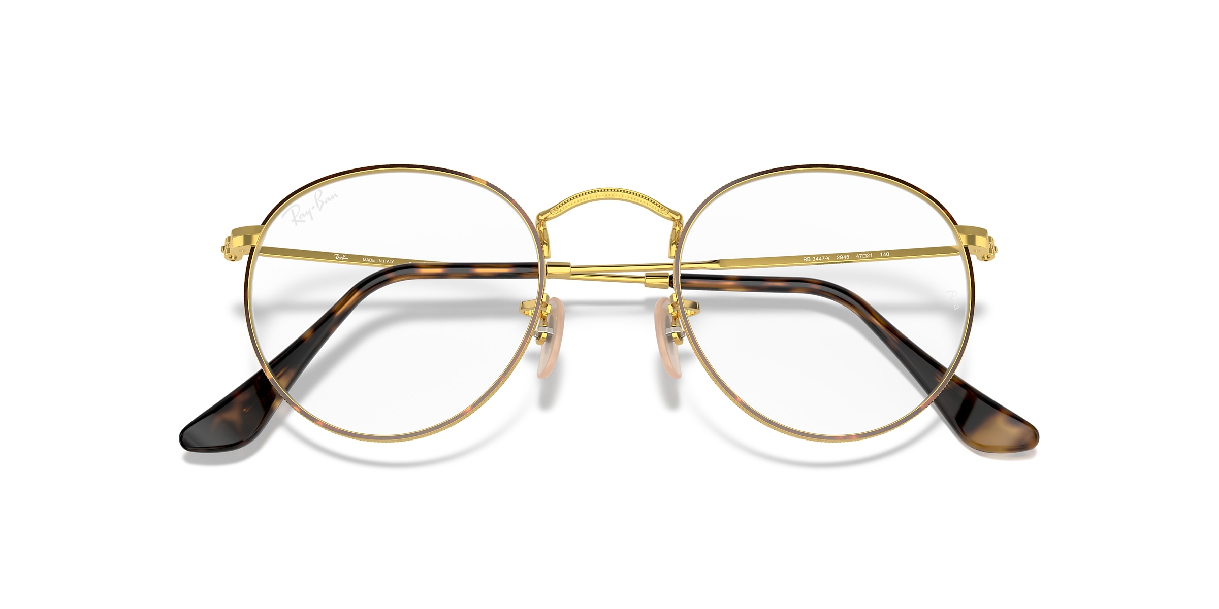 Ray-Ban Glasses RB3447V ROUND METAL OPTICS