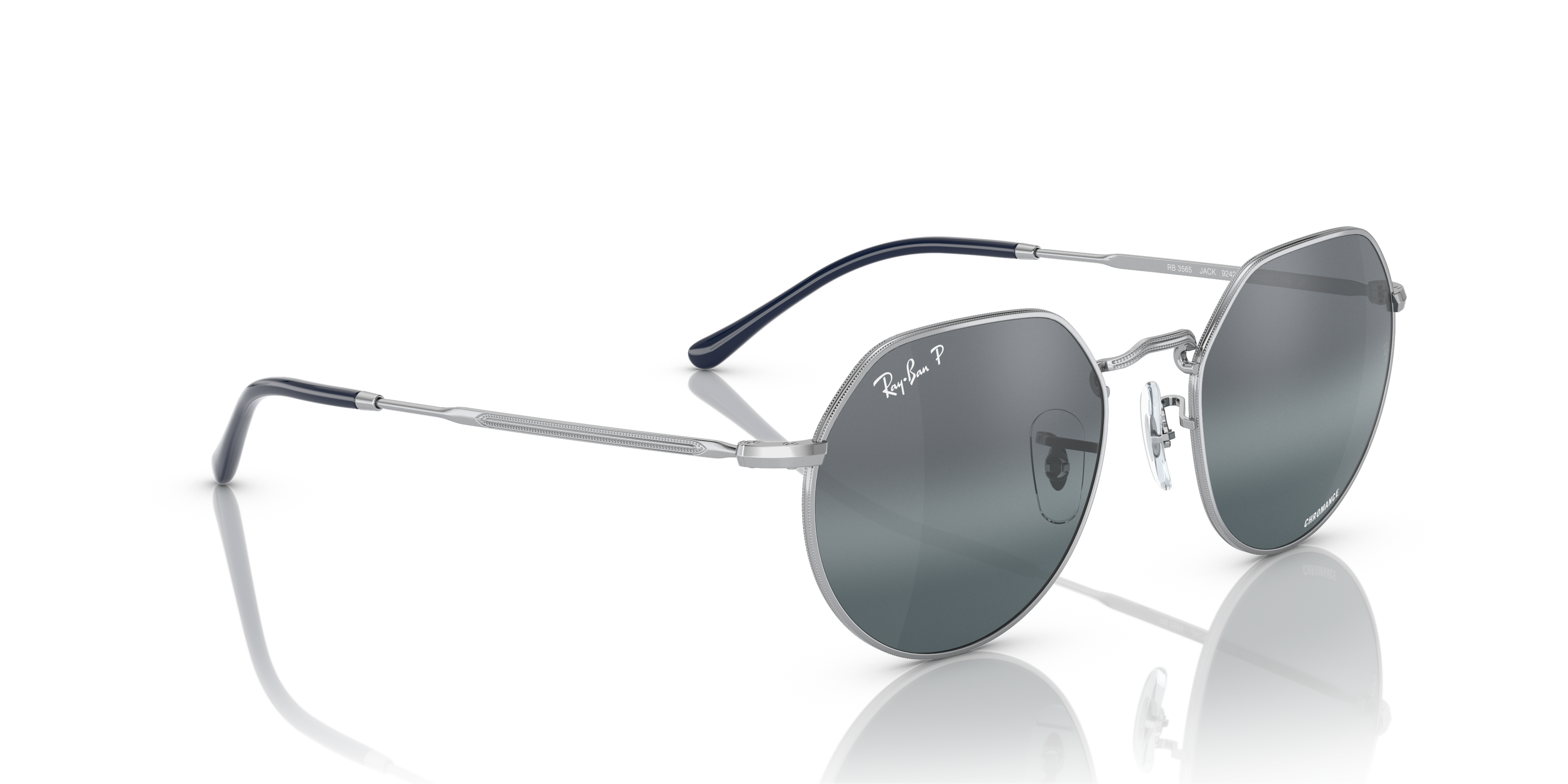 Ray-Ban RB3565 JACK POLARIZED+ LENSES Sunglasses | Clearly
