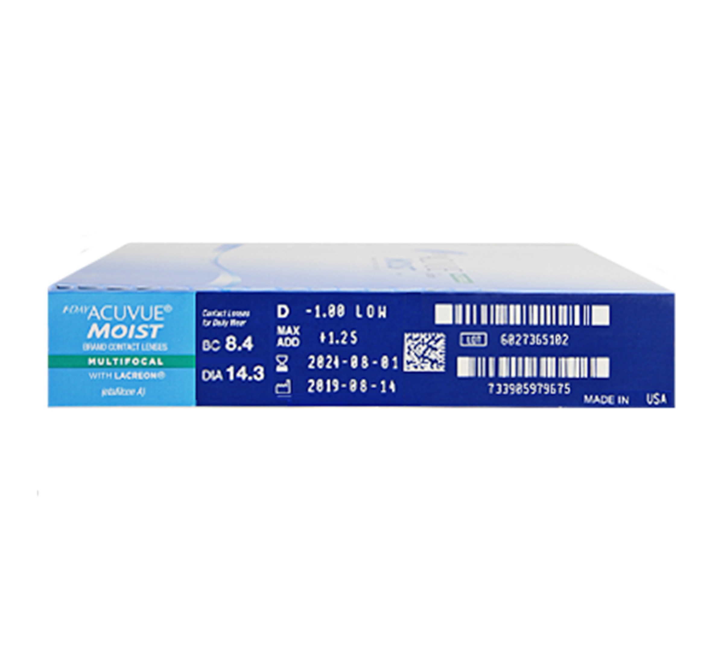 Johnson And Johnson Contacts 1-Day ACUVUE® Moist Multifocal 90