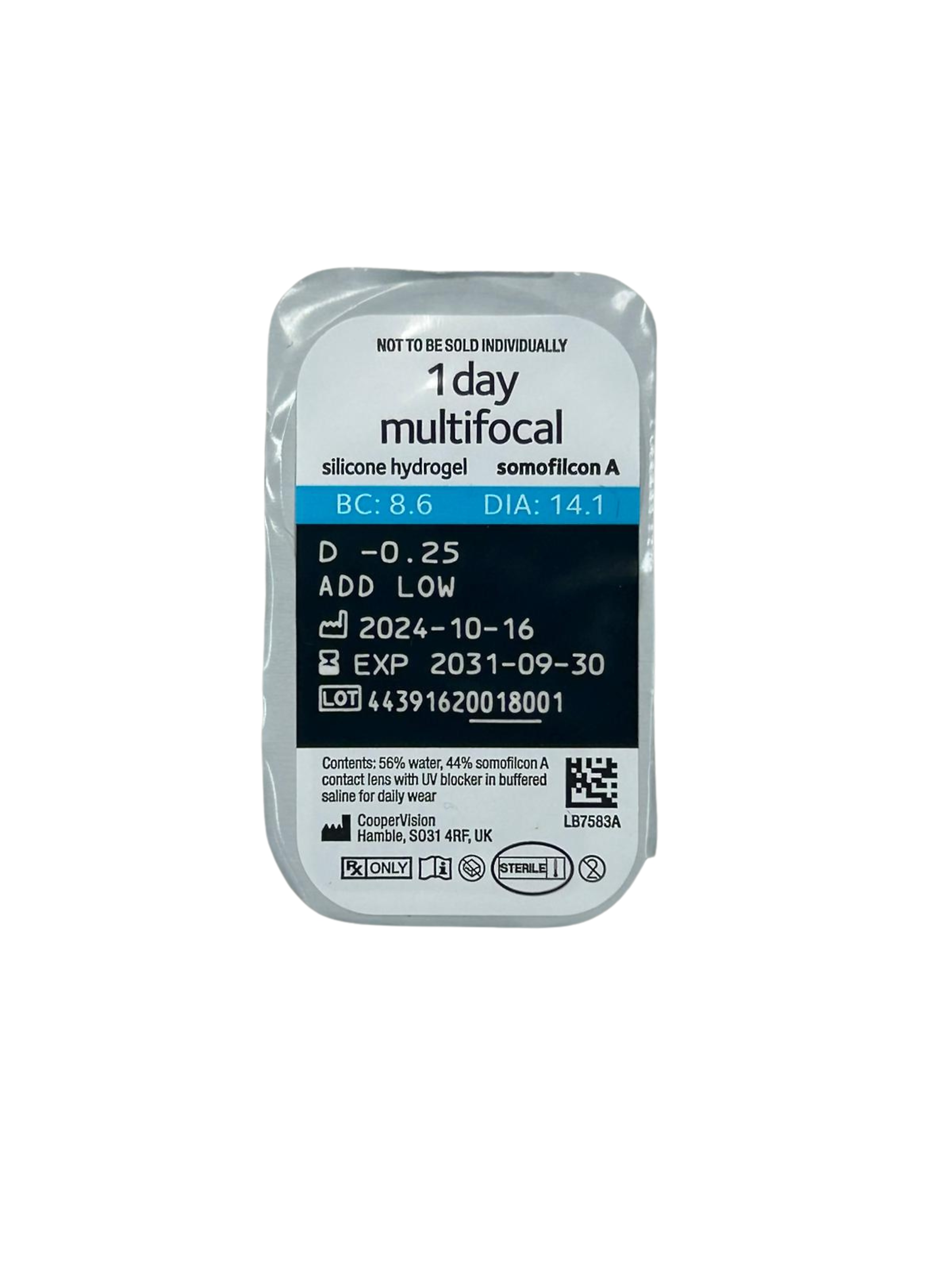 CooperVision Contacts Clariti® 1 Day Multifocal 3 ADD 30