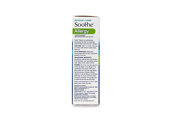 Soothe Allergy Eye Drops 15ml
