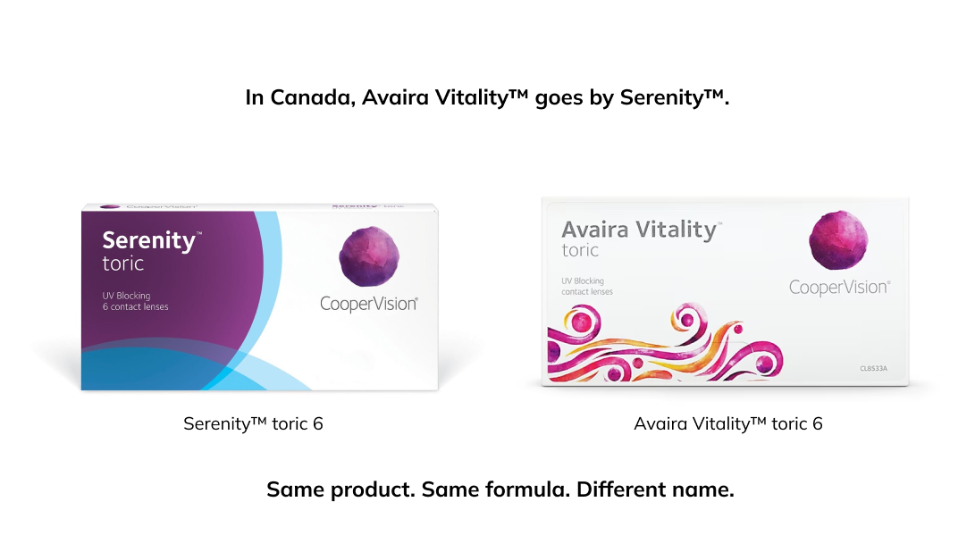 Avaira Vitality® Toric 6 Contact Lenses | CooperVision | Clearly