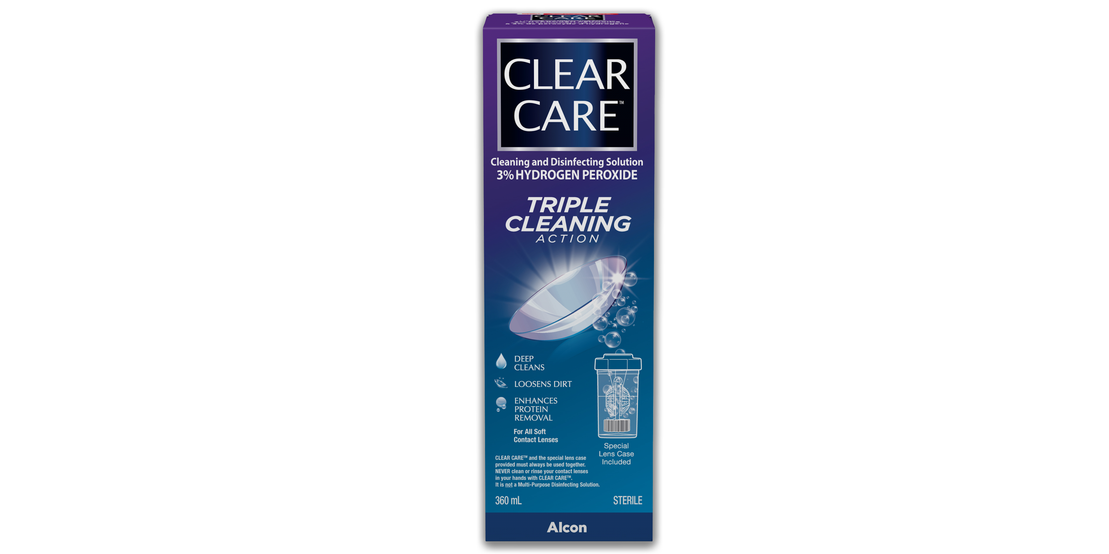 Alcon Clear Care Single Pack 360 ml | Clearly