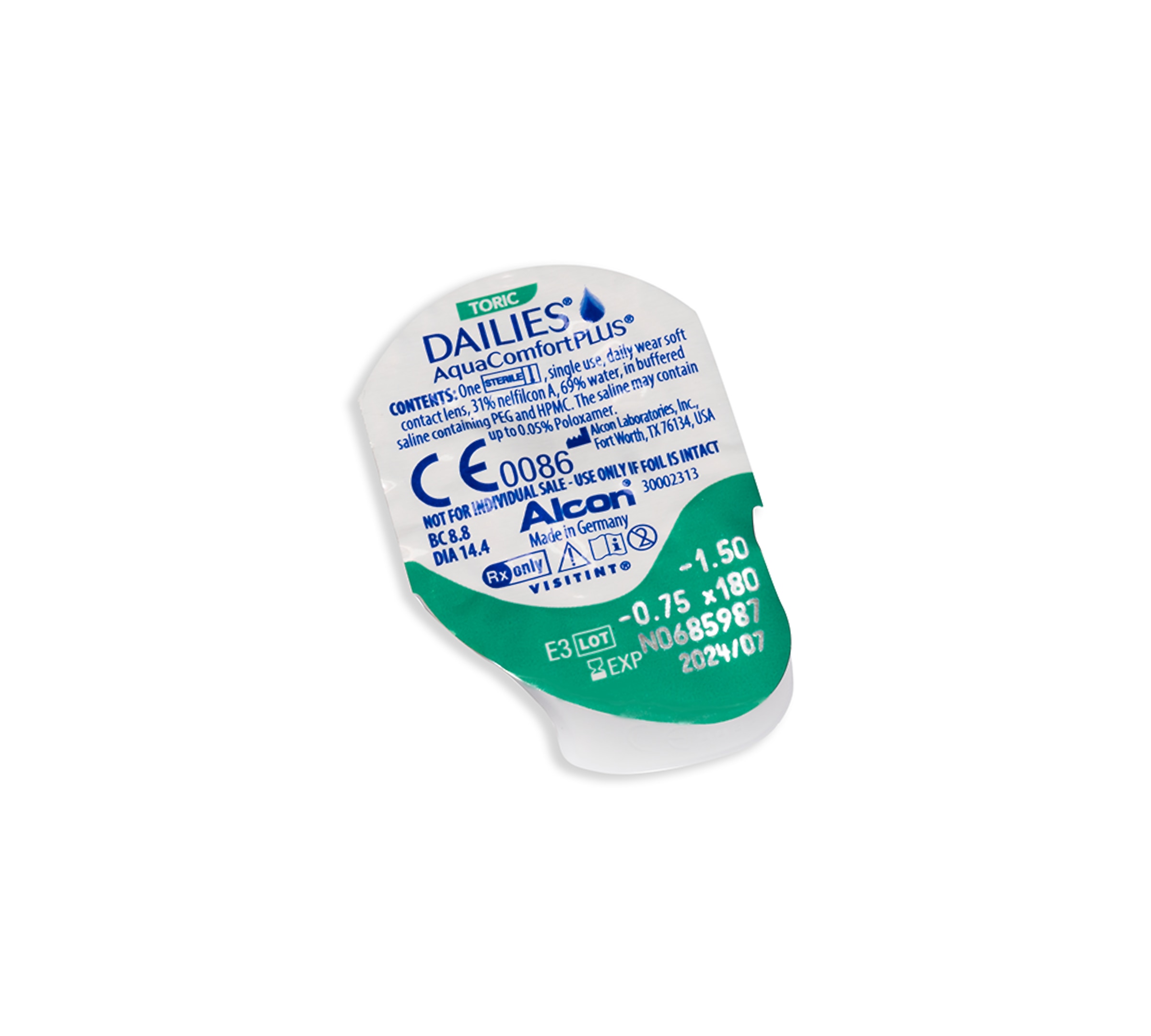 Alcon Contacts DAILIES® AquaComfort Plus® Toric 30