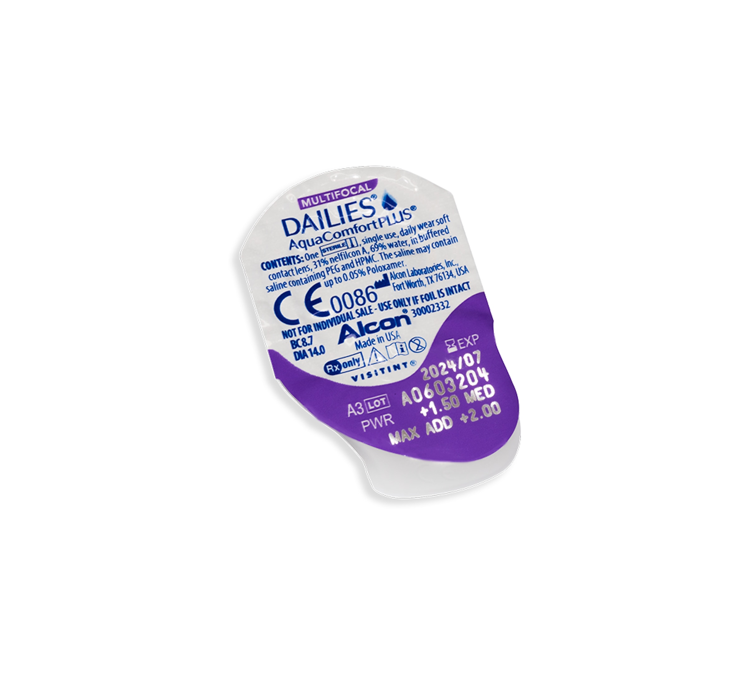 Alcon Contacts DAILIES® AquaComfort Plus® Multifocal 30