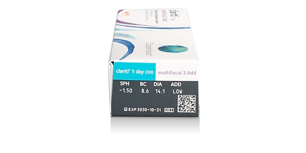 Clariti® 1 Day Multifocal 3 ADD 30