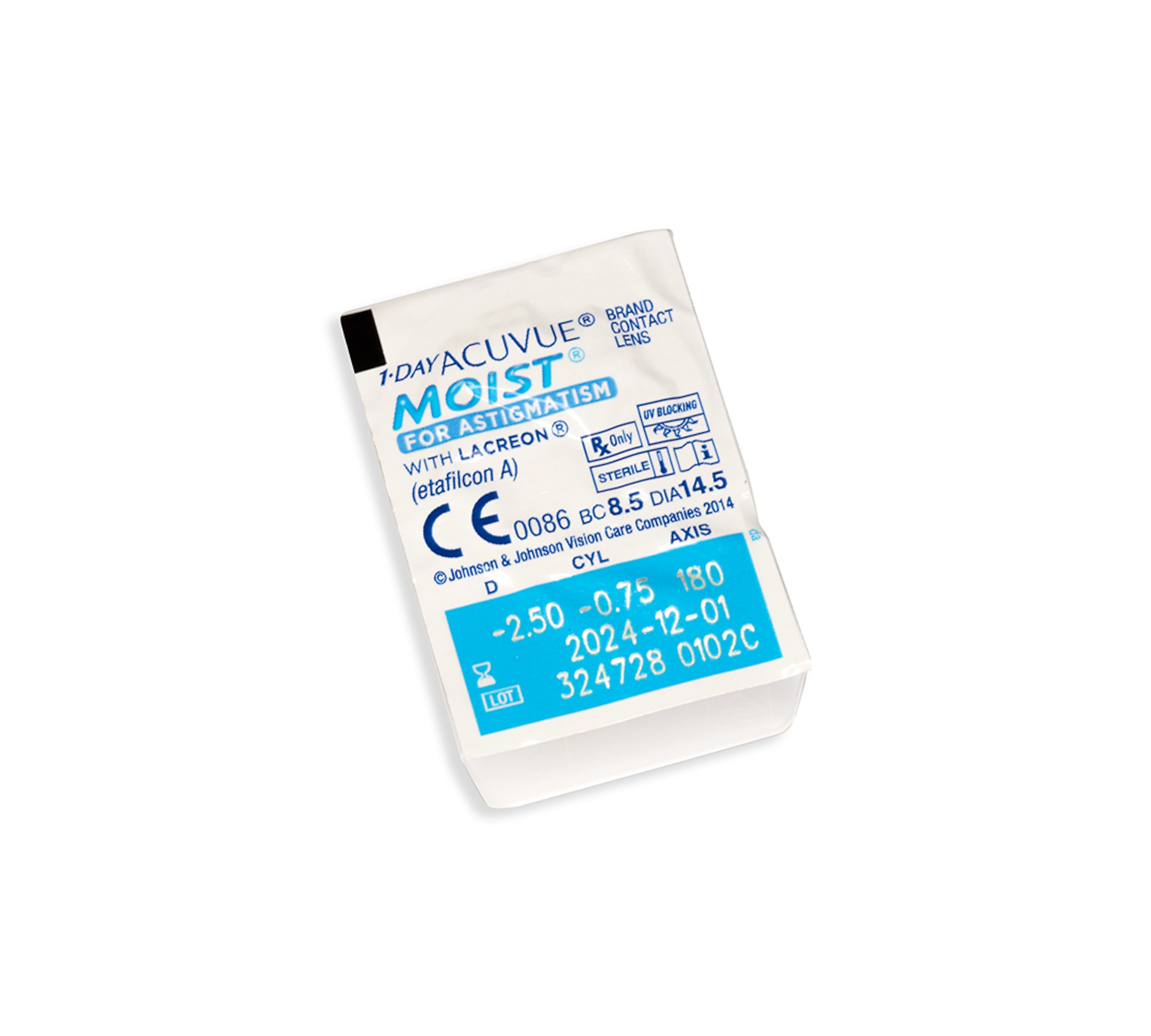 Johnson And Johnson Contacts 1-Day ACUVUE® Moist For Astigmatism 90