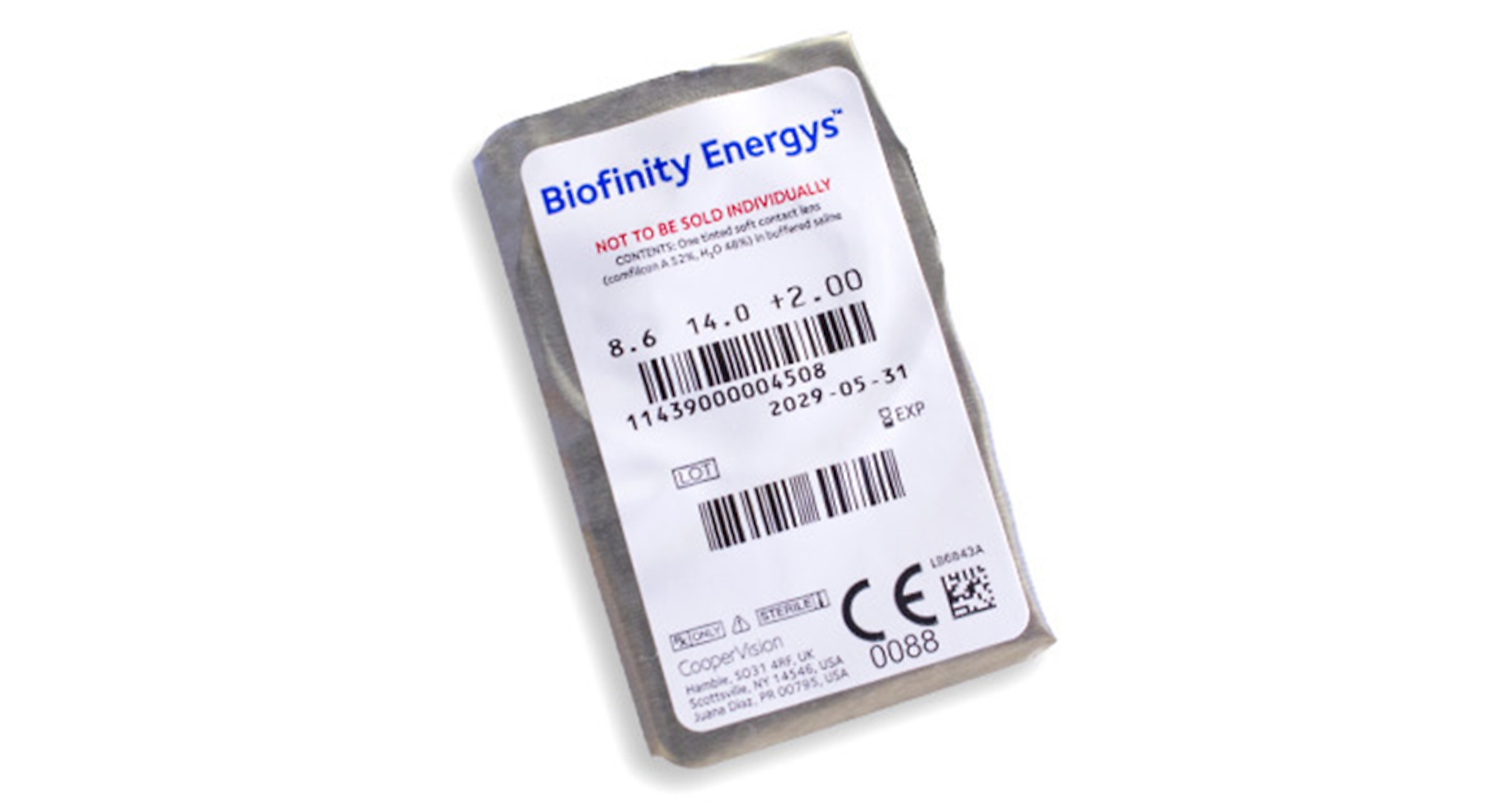 CooperVision Contacts Biofinity Energys 3