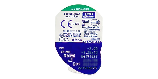 PRECISION7® FOR ASTIGMATISM 12