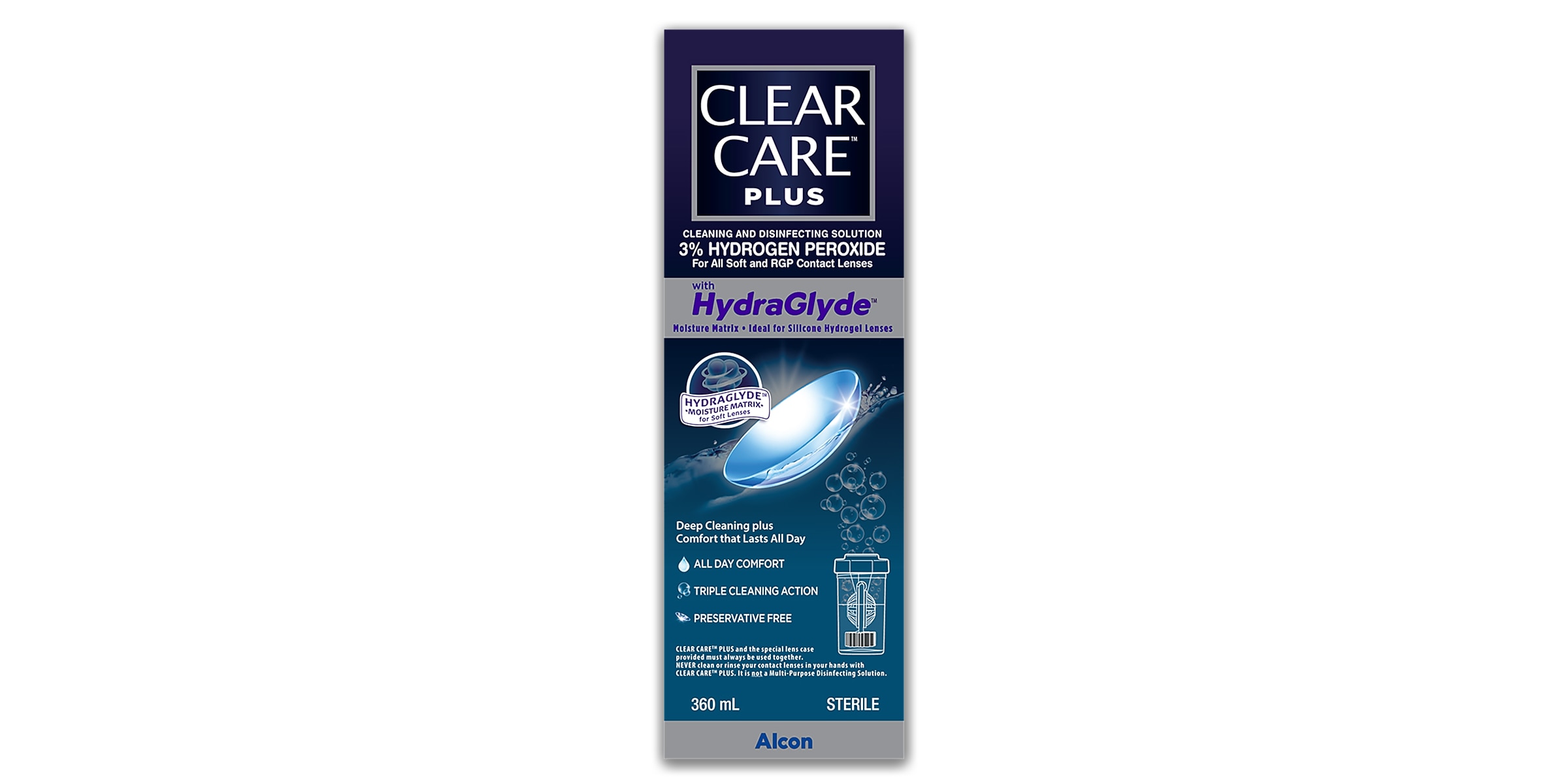 Clear Care® Plus with HydraGlyde® 360 ml