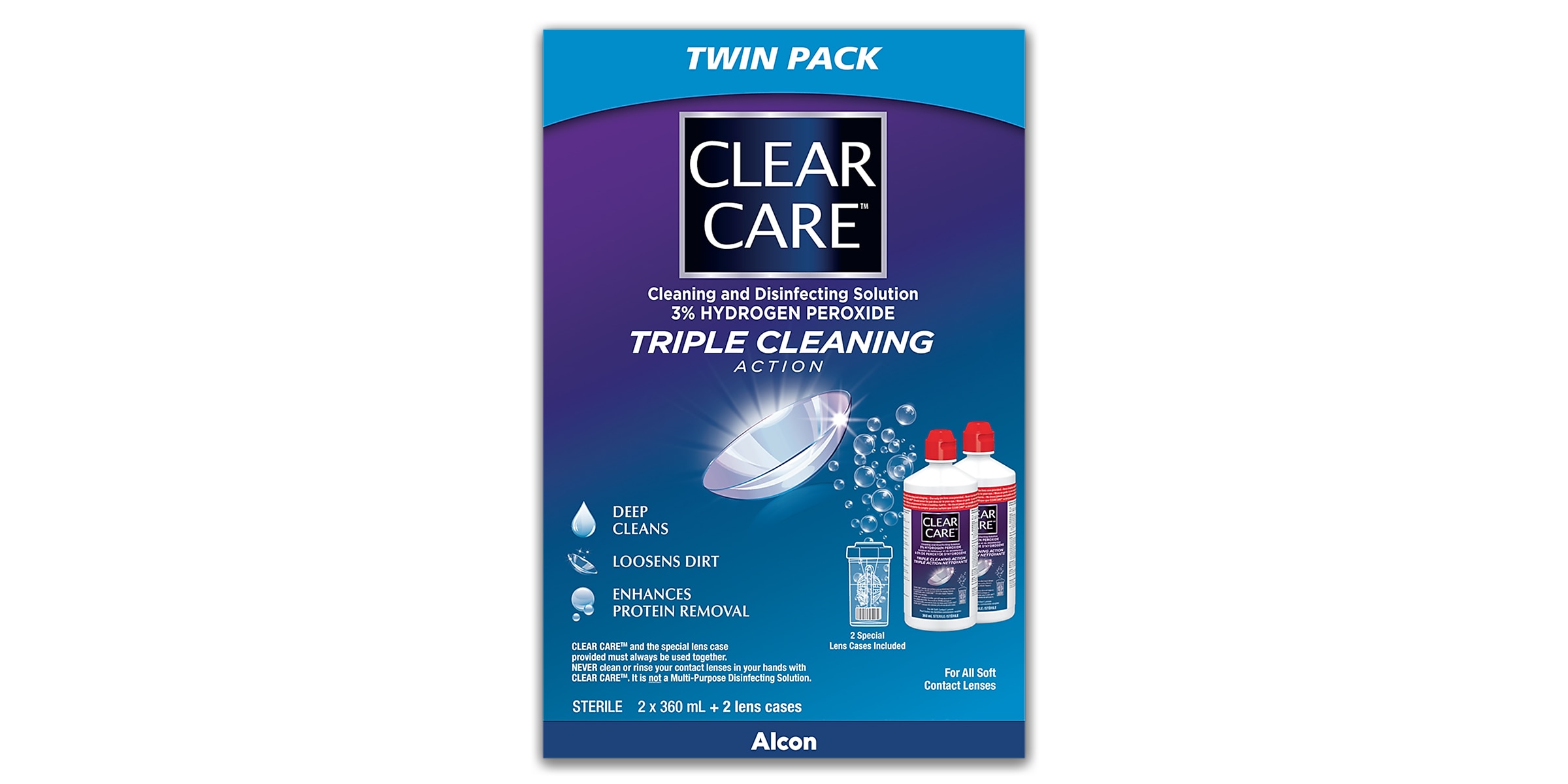 Clear Care® Twin Pack 360?ml