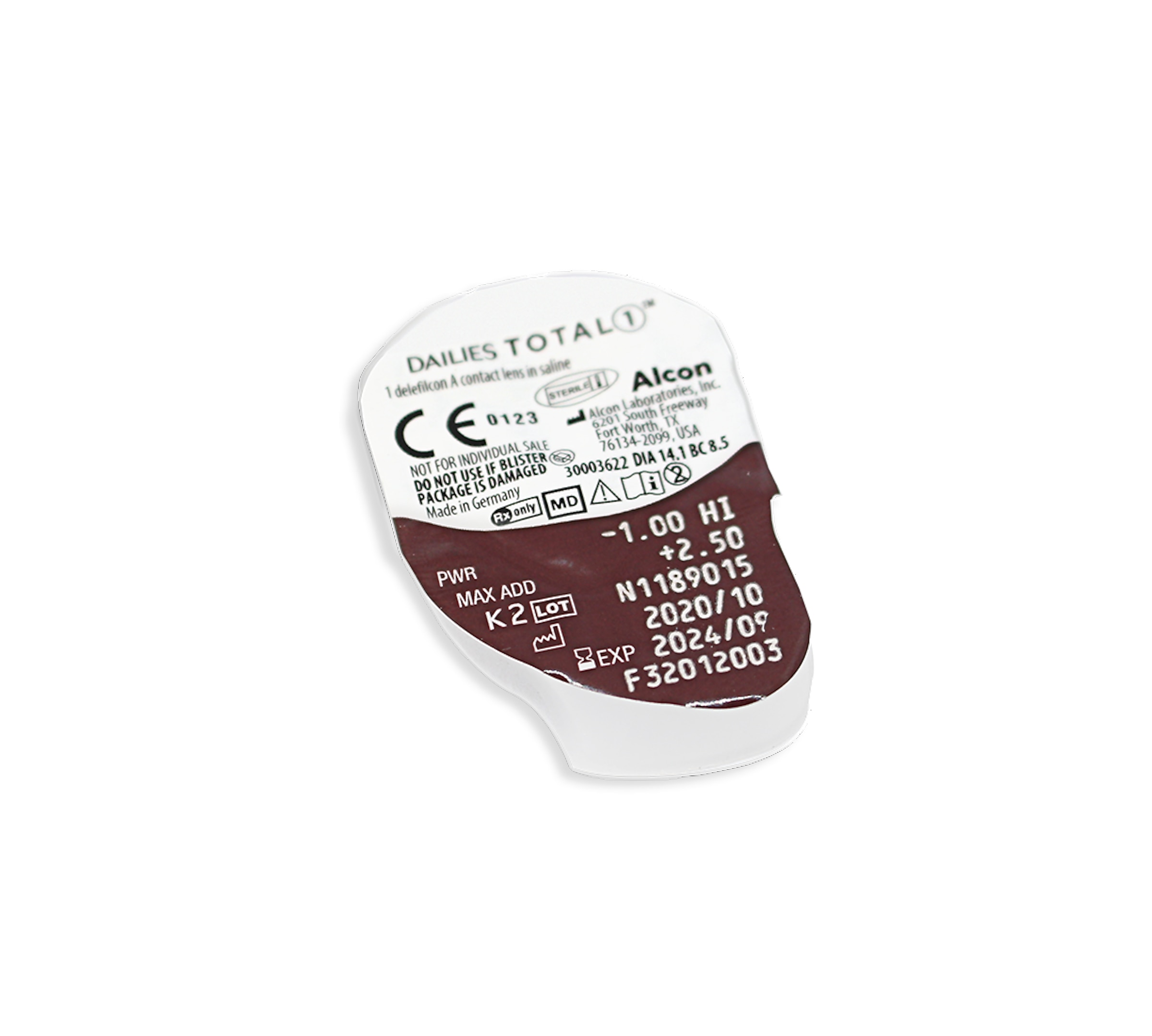 Alcon Contacts DAILIES TOTAL1® 90