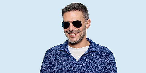 RB3025 AVIATOR LARGE METAL