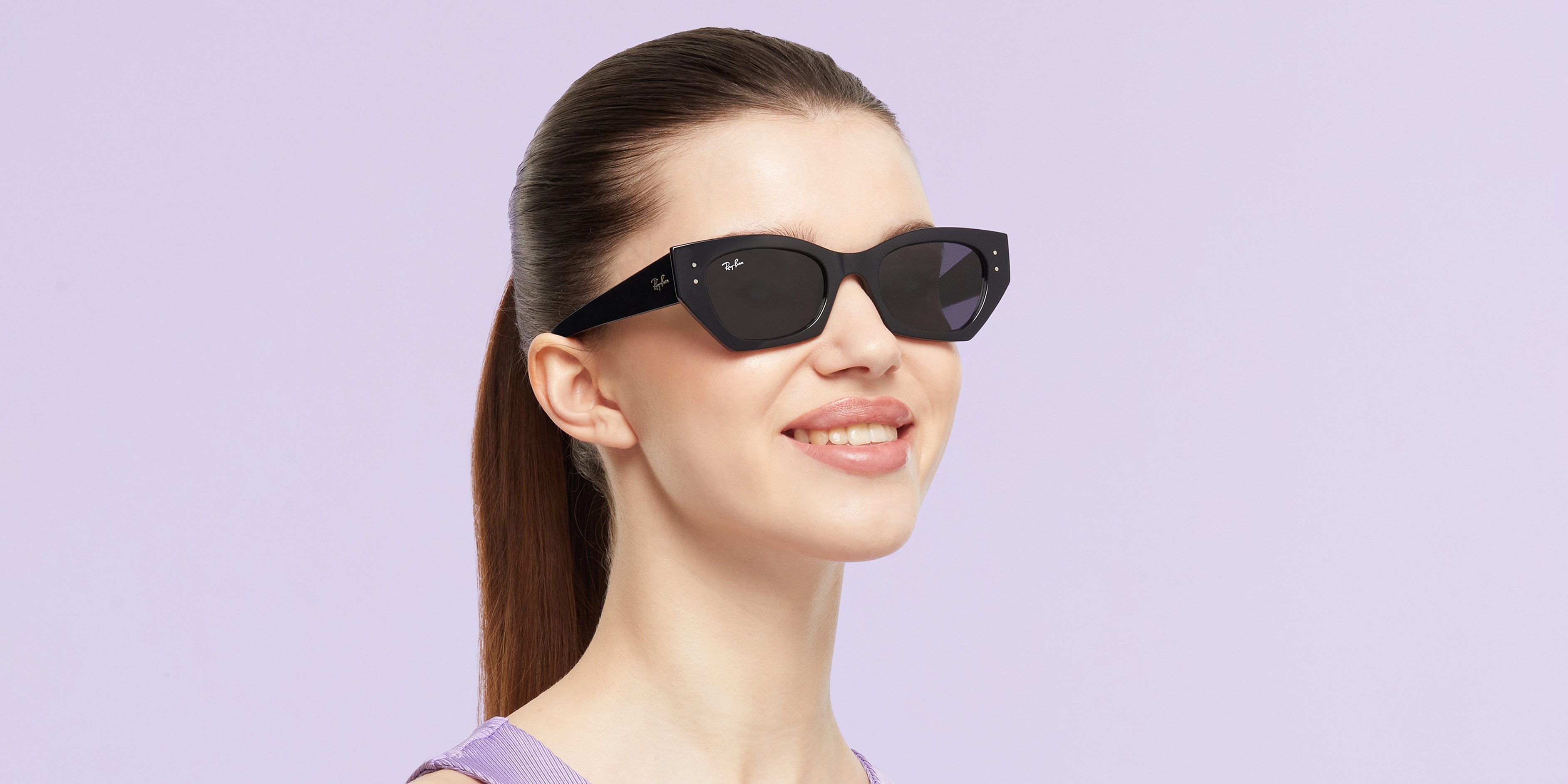 Ray-Ban RB4430 ZENA BIO-BASED Sunglasses | Clearly