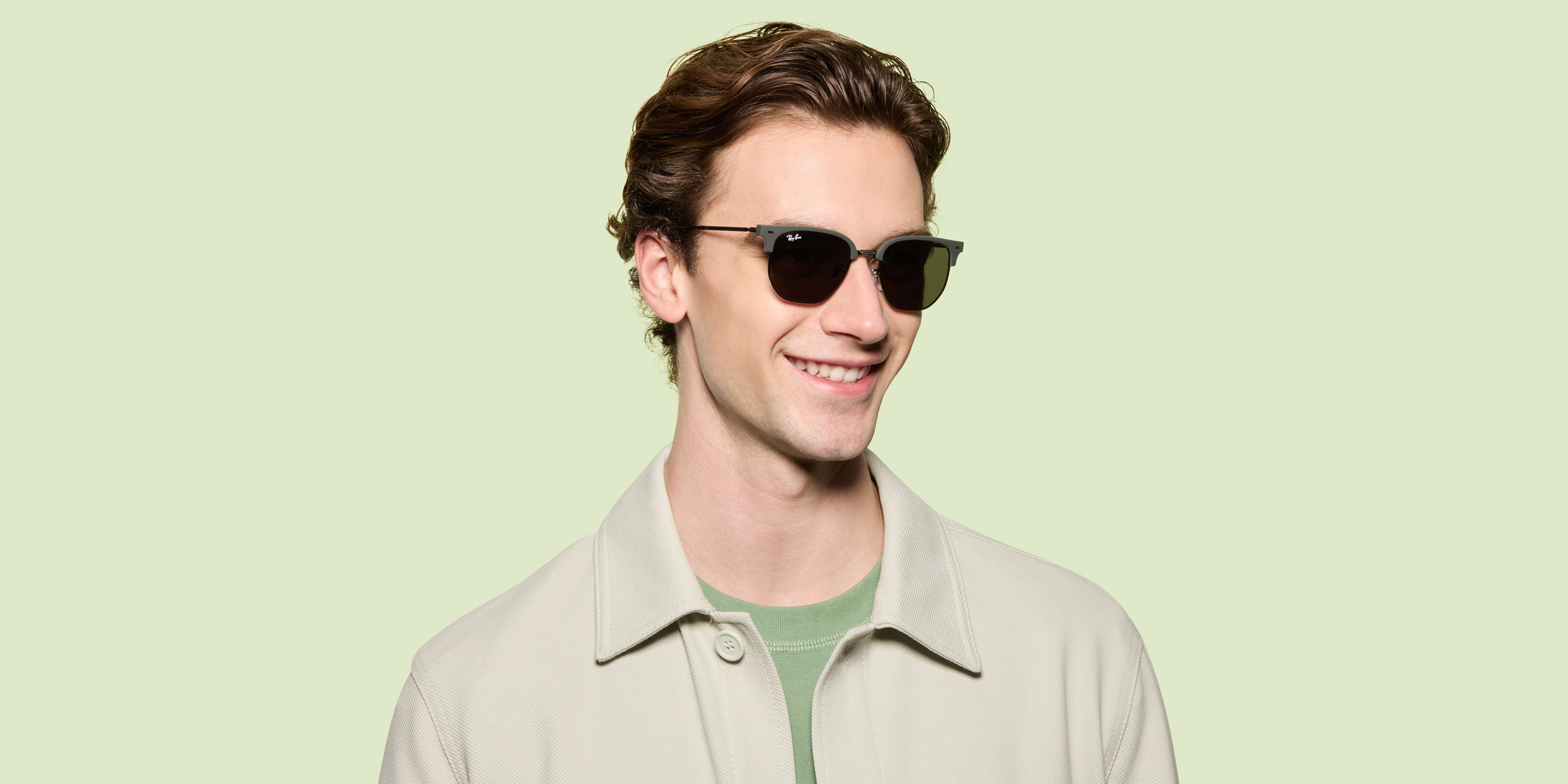 Ray-Ban RB4416 NEW CLUBMASTER Sunglasses | Clearly
