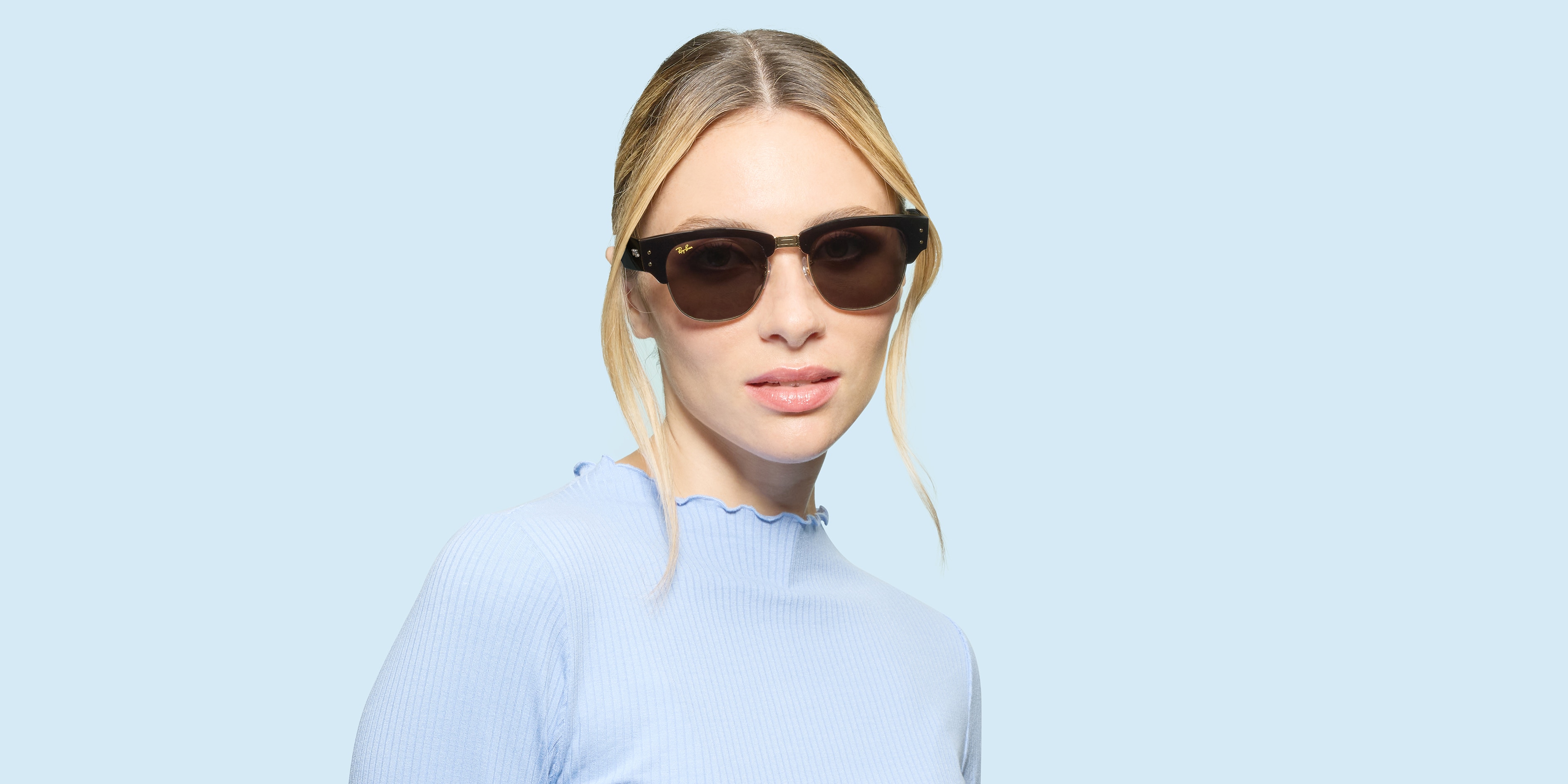 Ray-Ban RB0316S MEGA CLUBMASTER BLACKED OUT COLLECTION Sunglasses