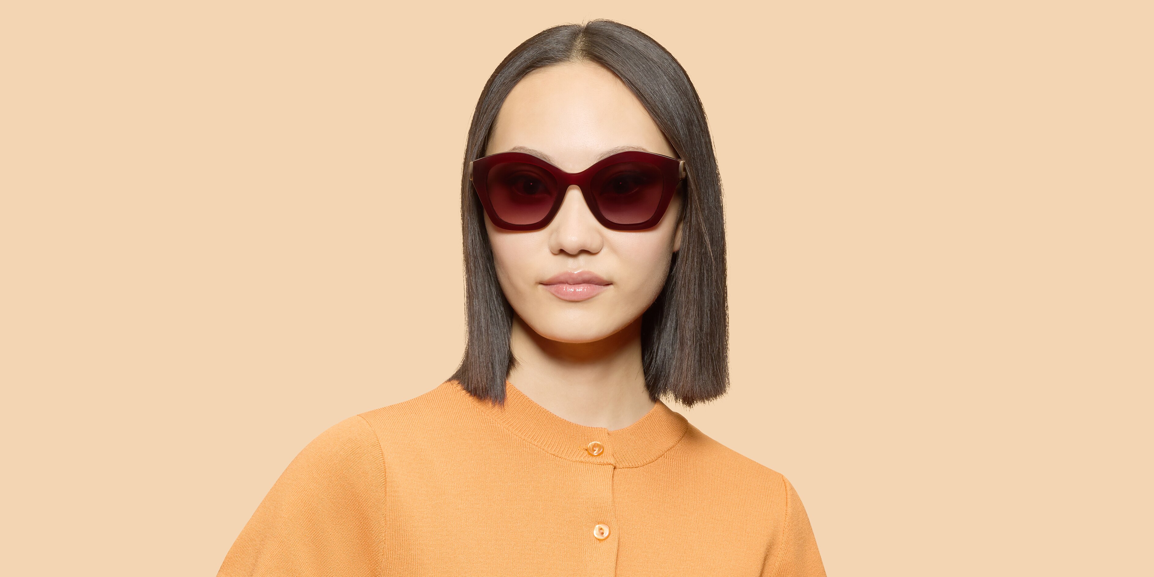 Coach HC8421U CAD31 Sunglasses | Clearly