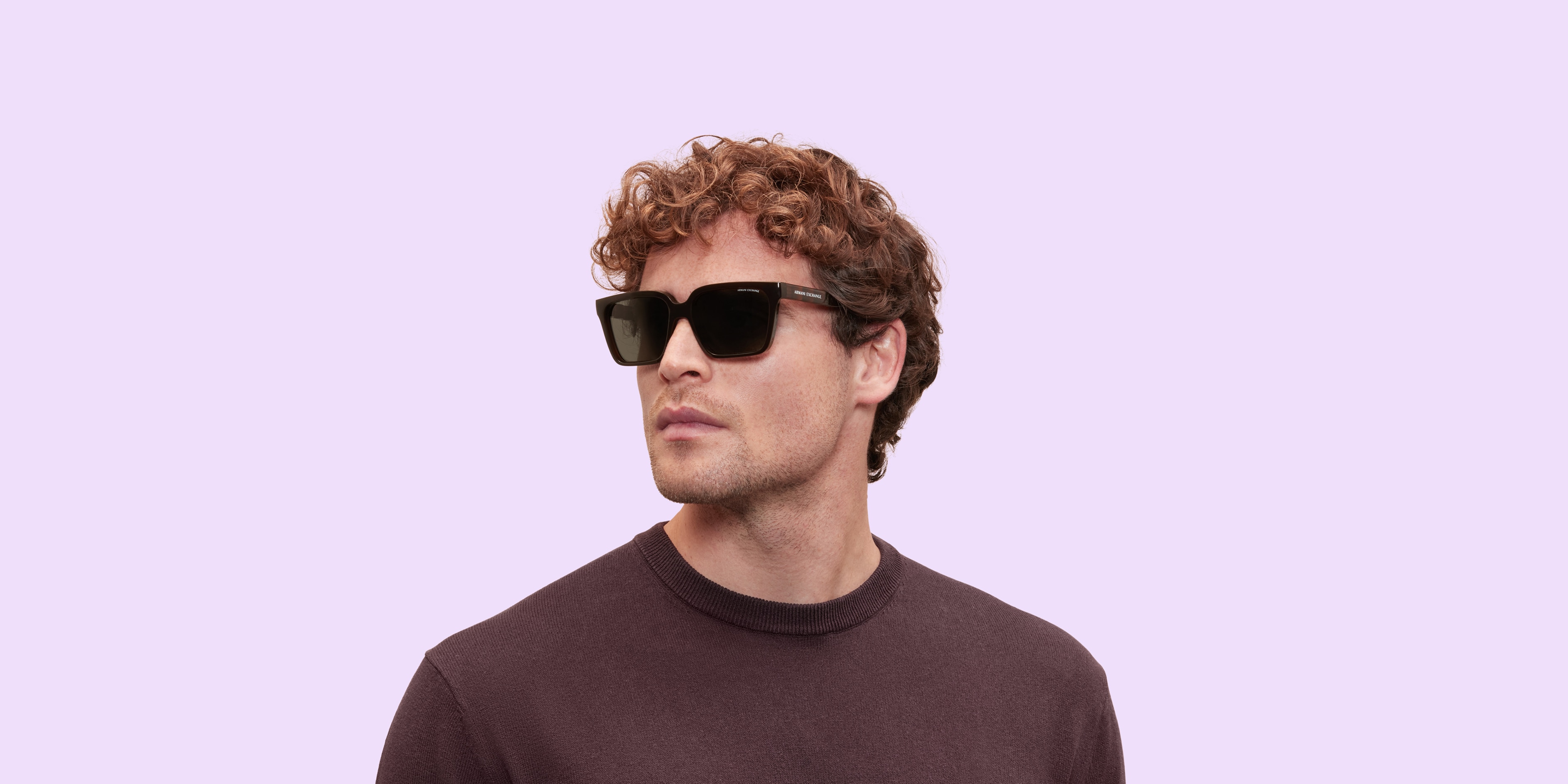 Armani Exchange AX4147S Sunglasses | Clearly