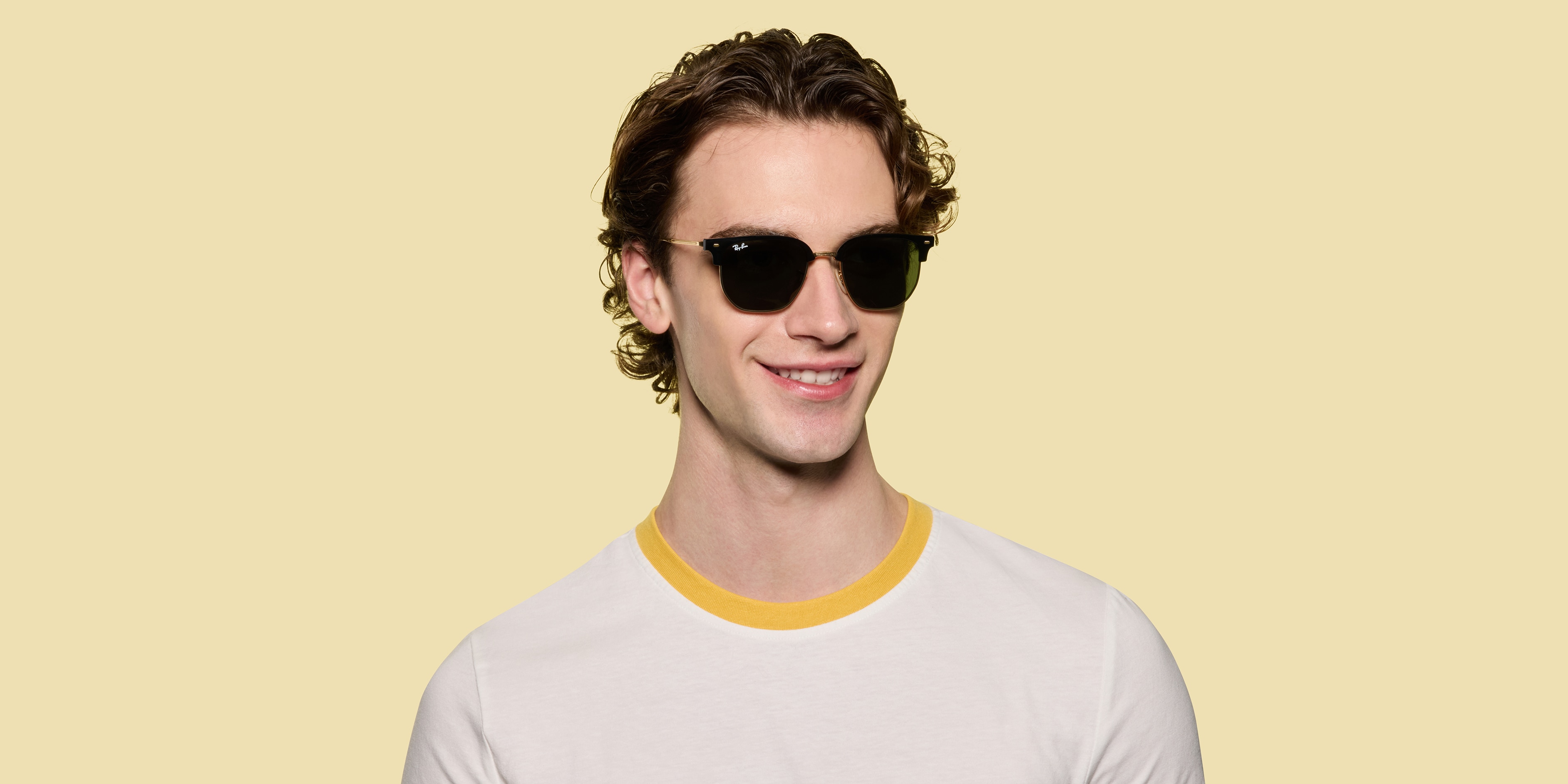 NEW CLUBMASTER RB4416 偏光サングラス Ray-Ban RB4416 NEW CLUBMASTER Sunglasses | Clearly