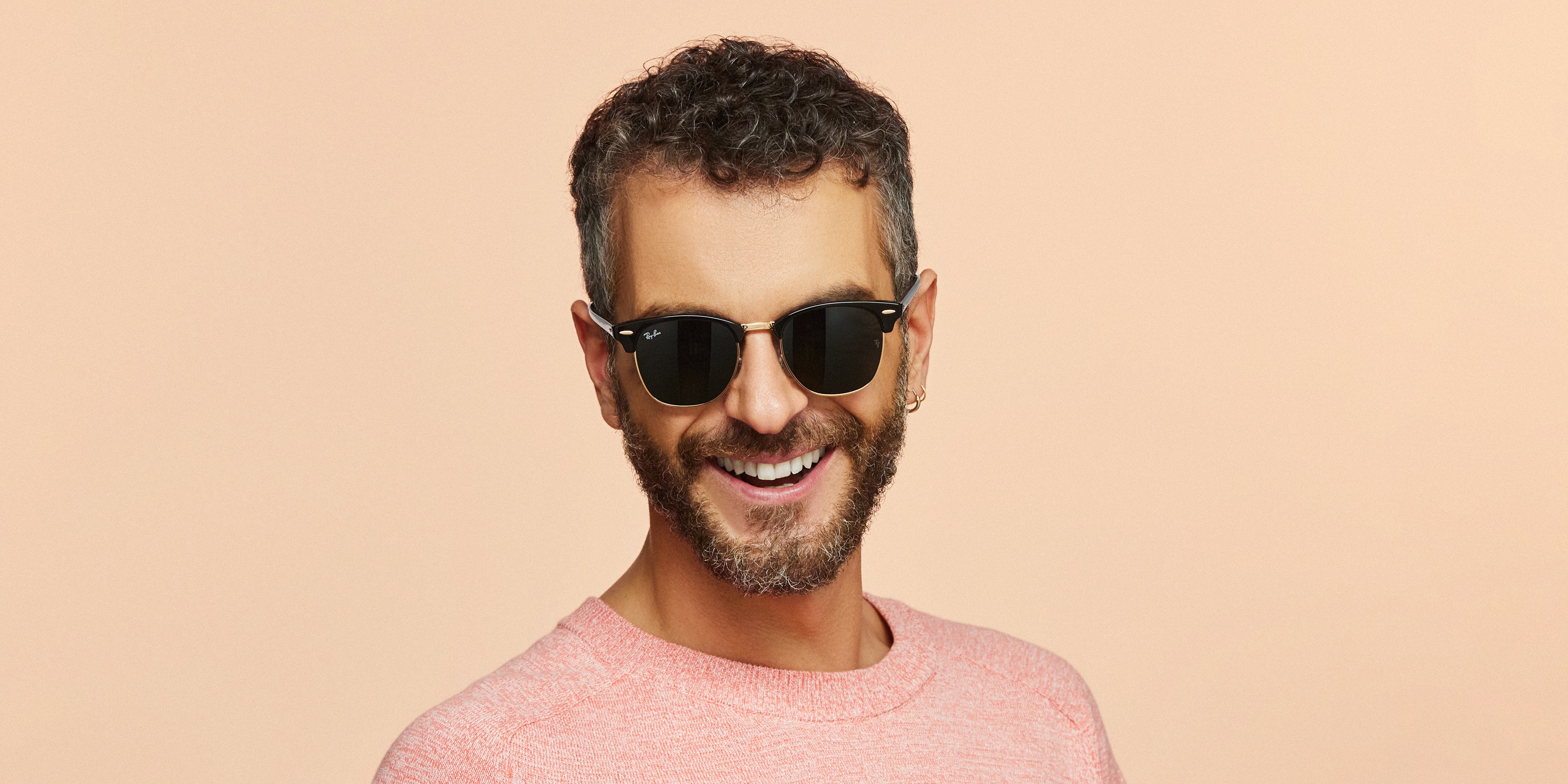 Ray-Ban RB3016 CLUBMASTER CLASSIC Sunglasses | Clearly