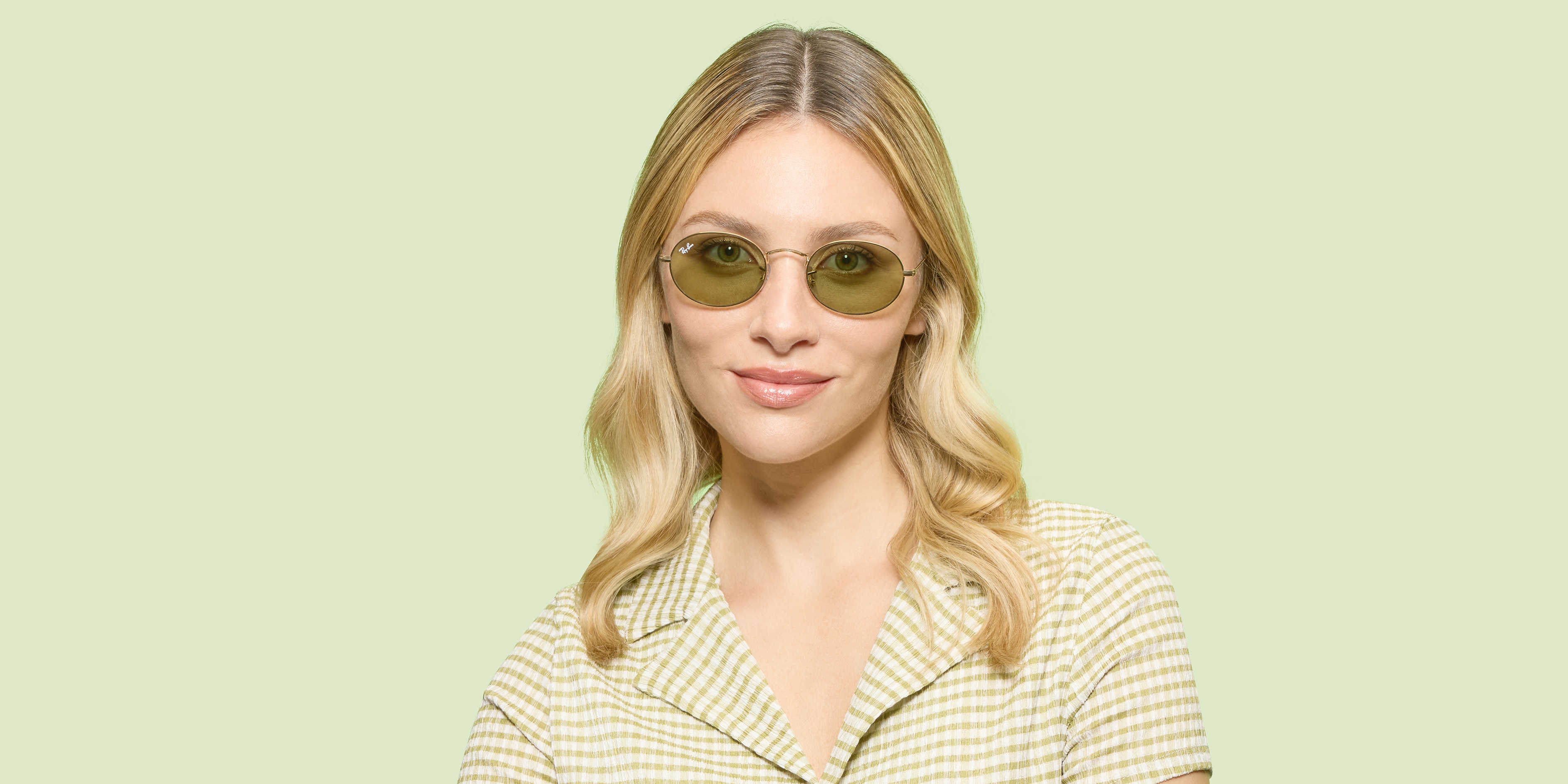 小物 Ray-Ban RB3547 Ray-Ban RB3547 OVAL METAL SUMMER CAPSULE Sunglasses | Clearly