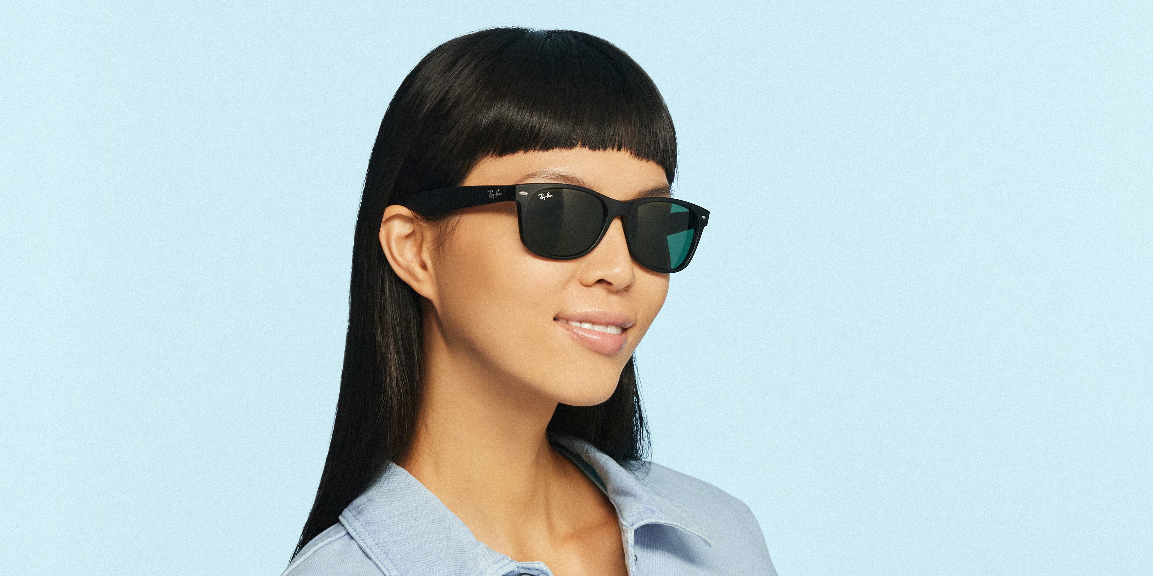 [レイバン] サングラス 0RB2132F NEW WAYFARER Ray-Ban RB2132 NEW WAYFARER CLASSIC Sunglasses | Clearly