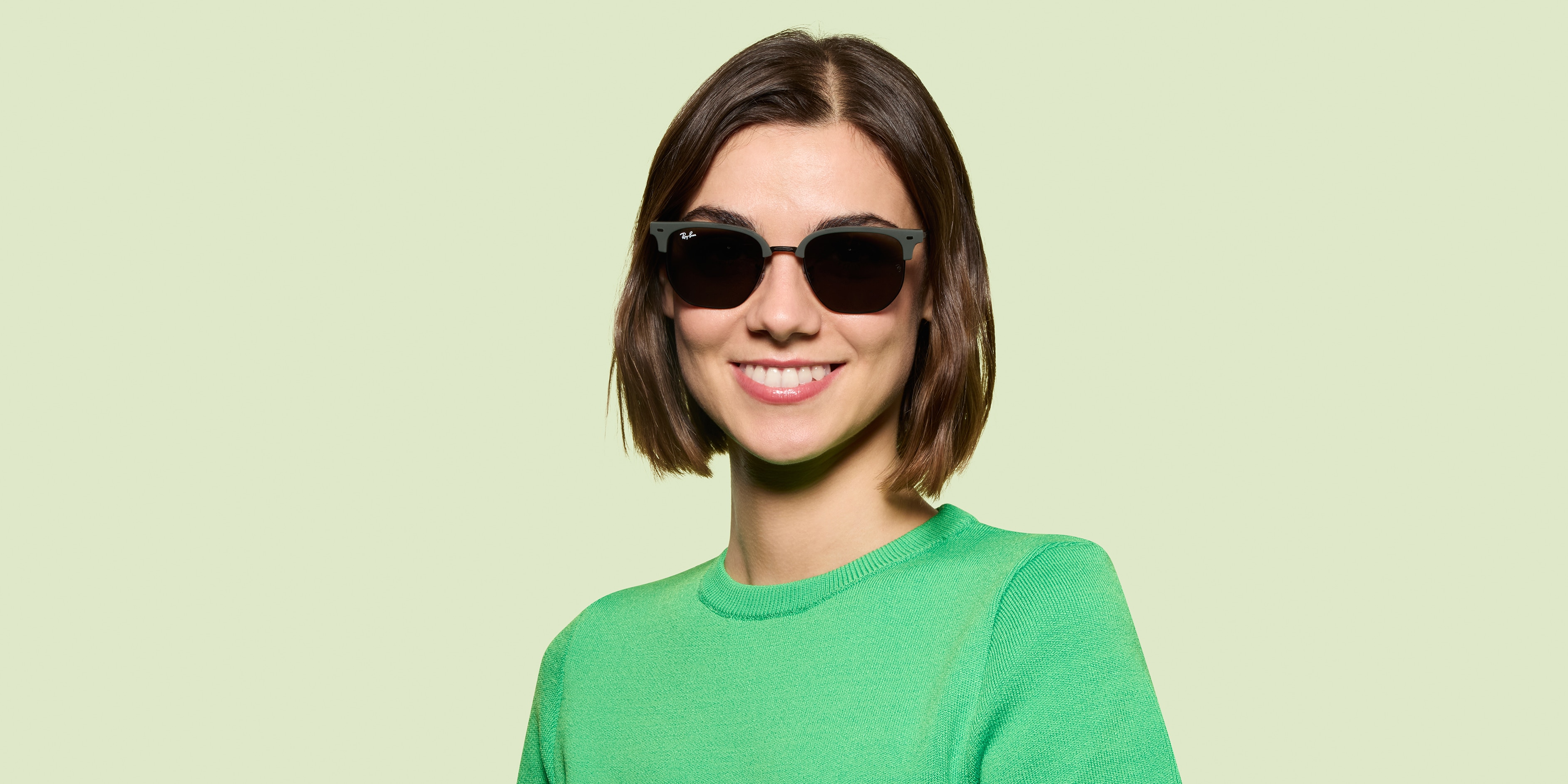 Ray-Ban RB4416 NEW CLUBMASTER Sunglasses | Clearly