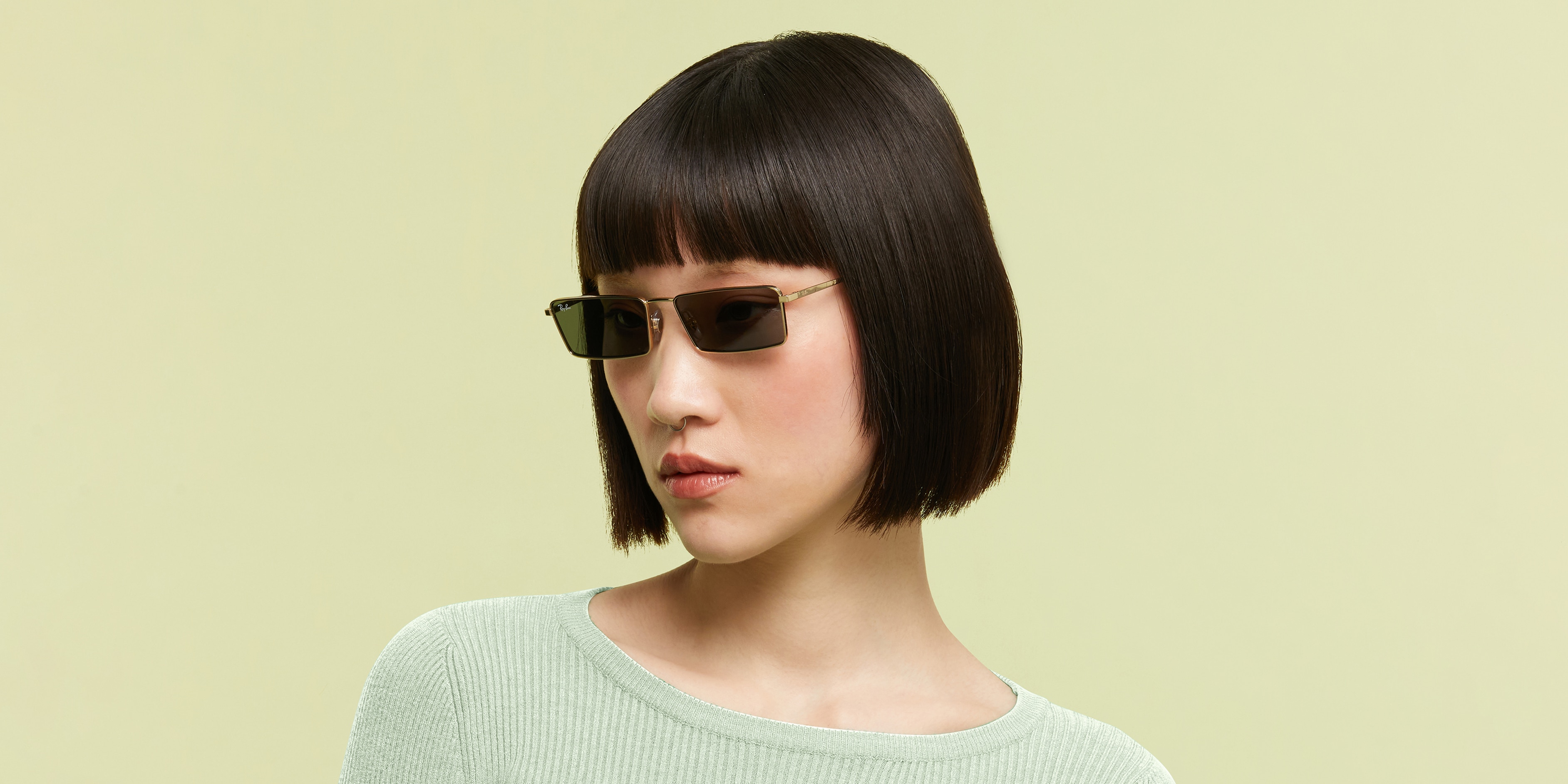 [Ray-Ban] サングラス　ORB3741 Ray-Ban RB3741 EMY BIO-BASED Sunglasses | Clearly