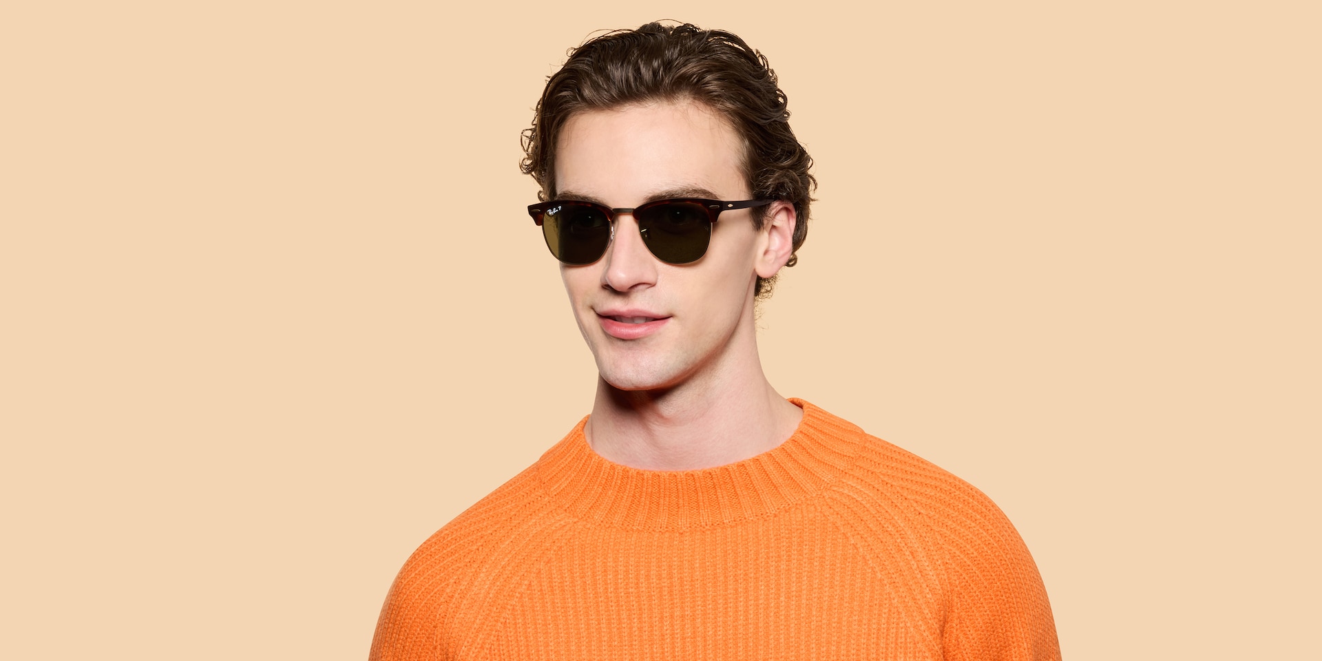 Ray-Ban RB3016 CLUBMASTER CLASSIC Sunglasses | Clearly
