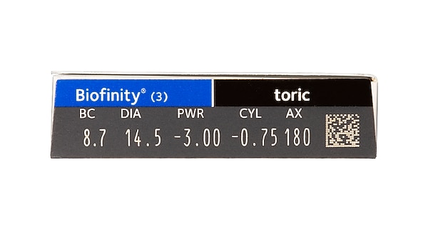 CooperVision Contacts Biofinity® Toric 3