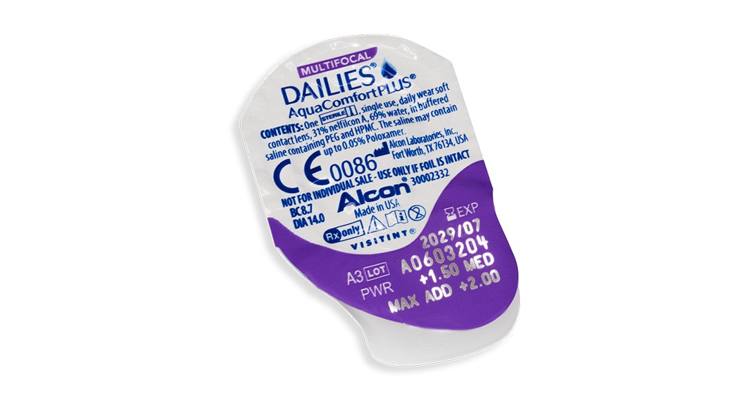 DAILIES® AquaComfort Plus® Multifocal 30 Contact Lenses | Alcon
