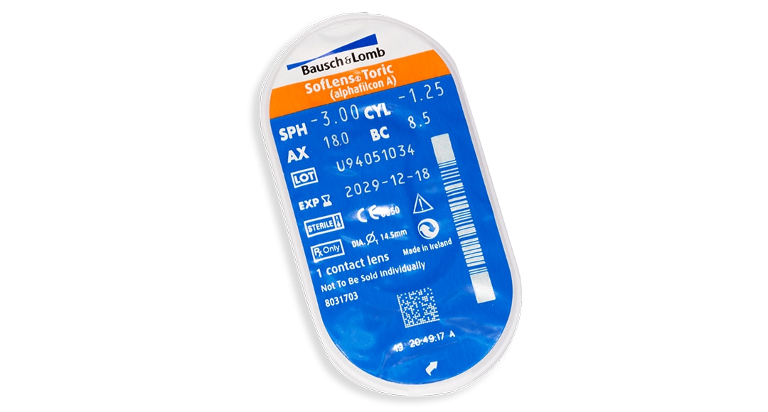 SofLens® For Astigmatism 6 Contact Lenses | Bausch And Lomb | Clearly