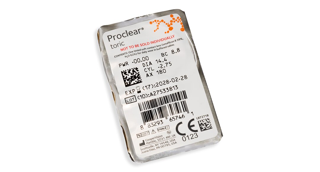 PROCLEAR® Monthly™ Toric XR 6 Contact Lenses | CooperVision | Clearly