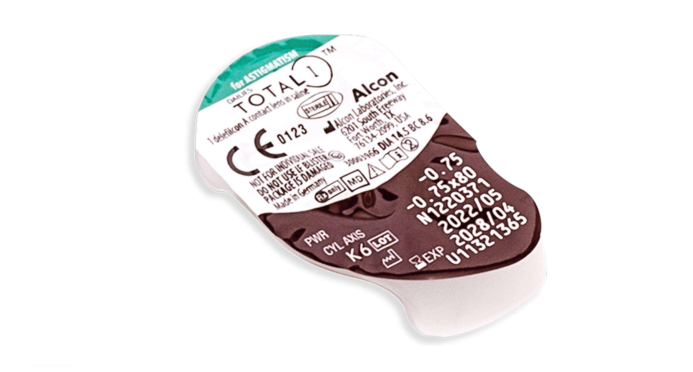 Alcon Contacts DAILIES TOTAL1® Astigmatism 30