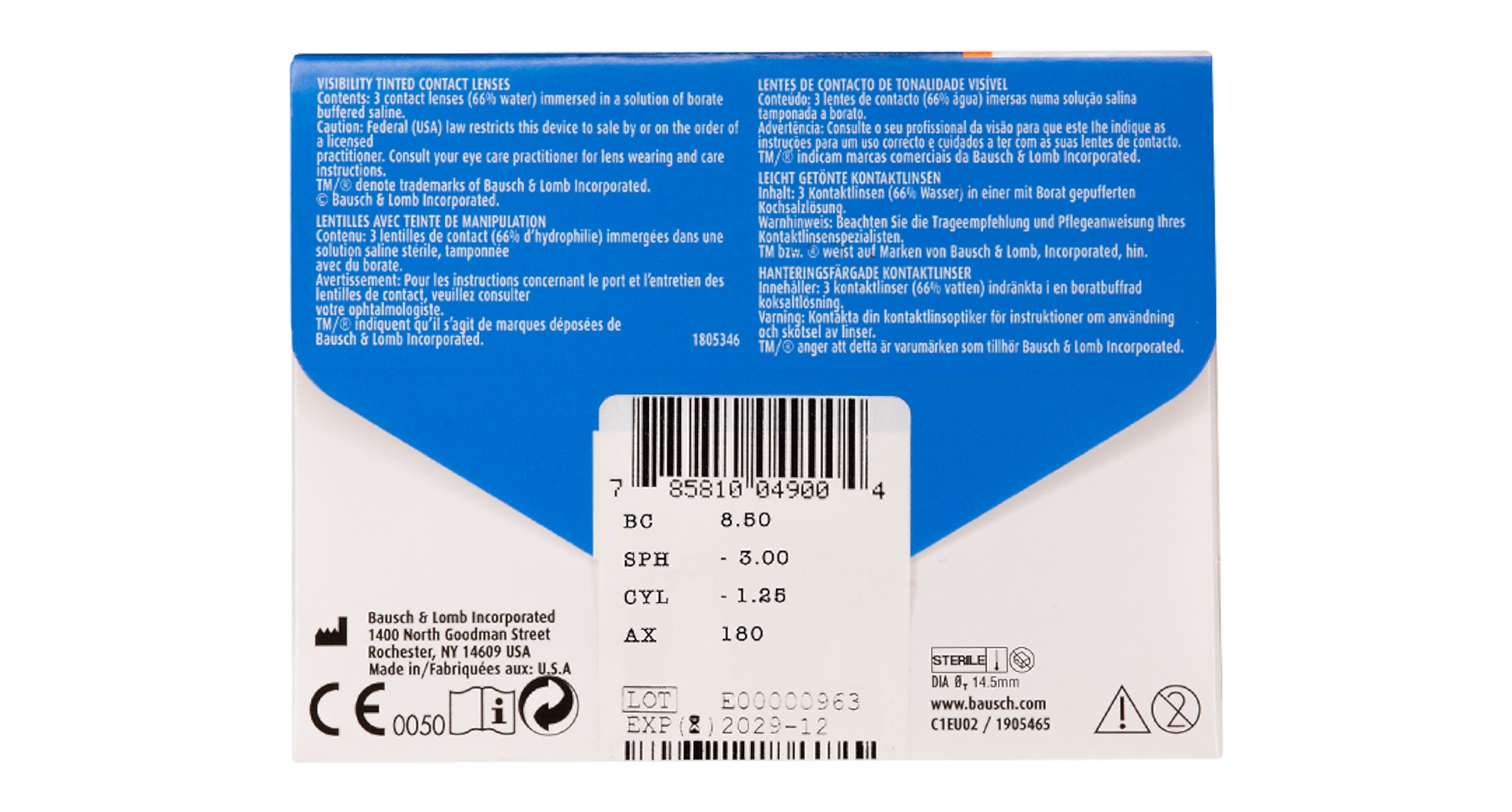 Bausch And Lomb Contacts SofLens® For Astigmatism 6