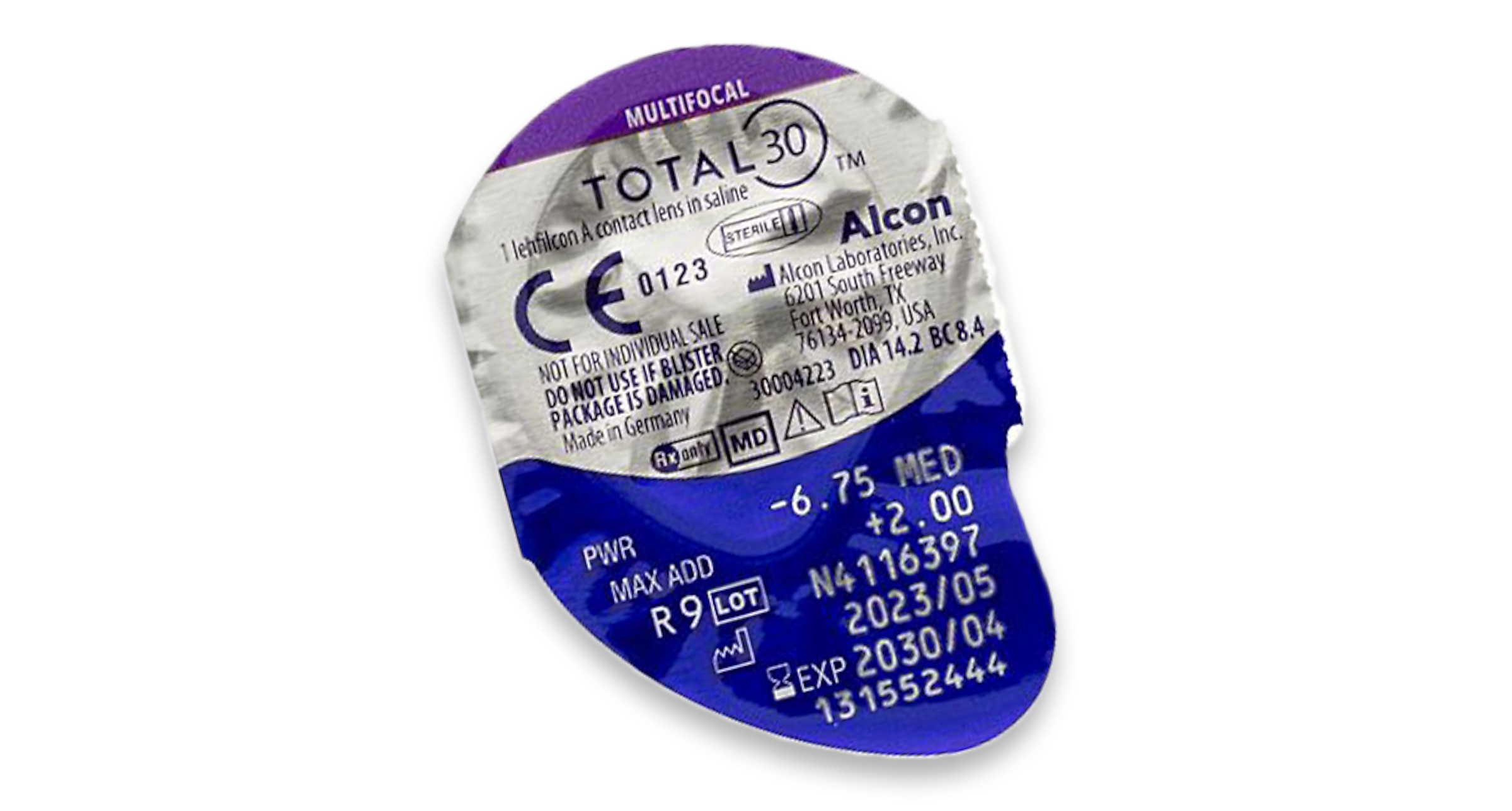 Alcon Contacts Total 30® Multifocal 3