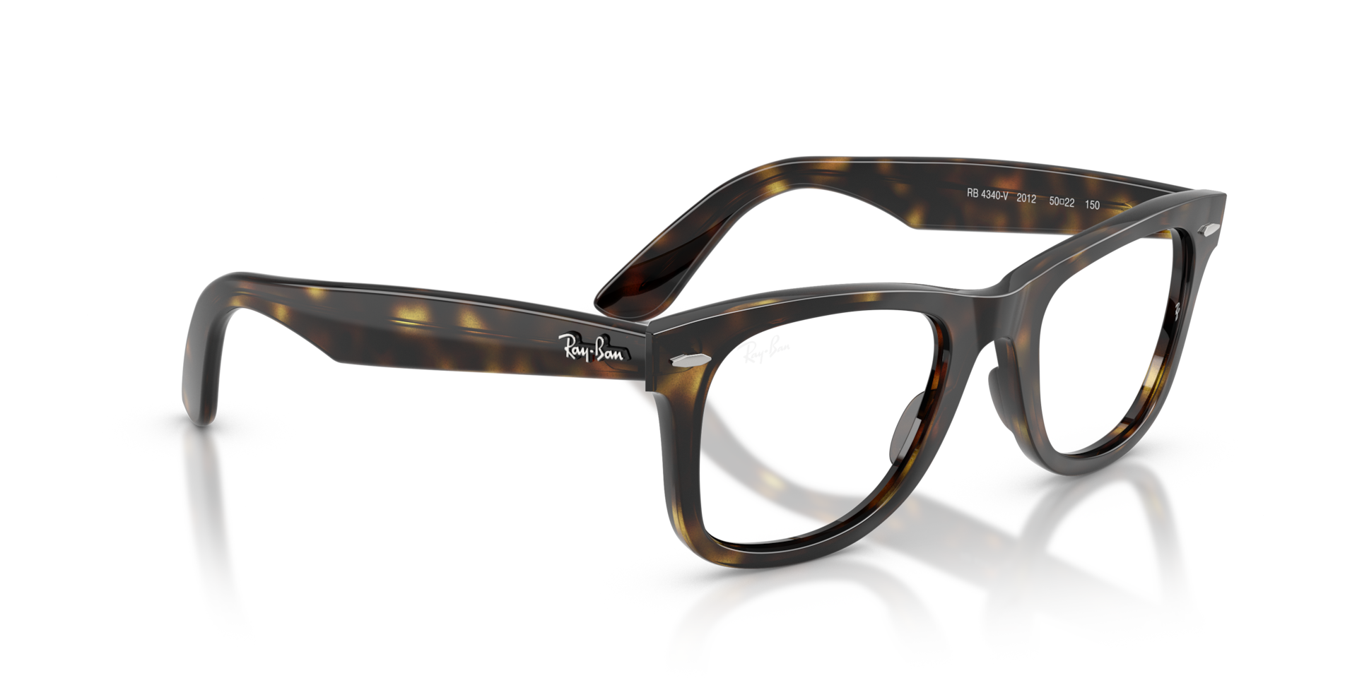 Ray-Ban RB4340V WAYFARER EASE OPTICS Glasses | Clearly
